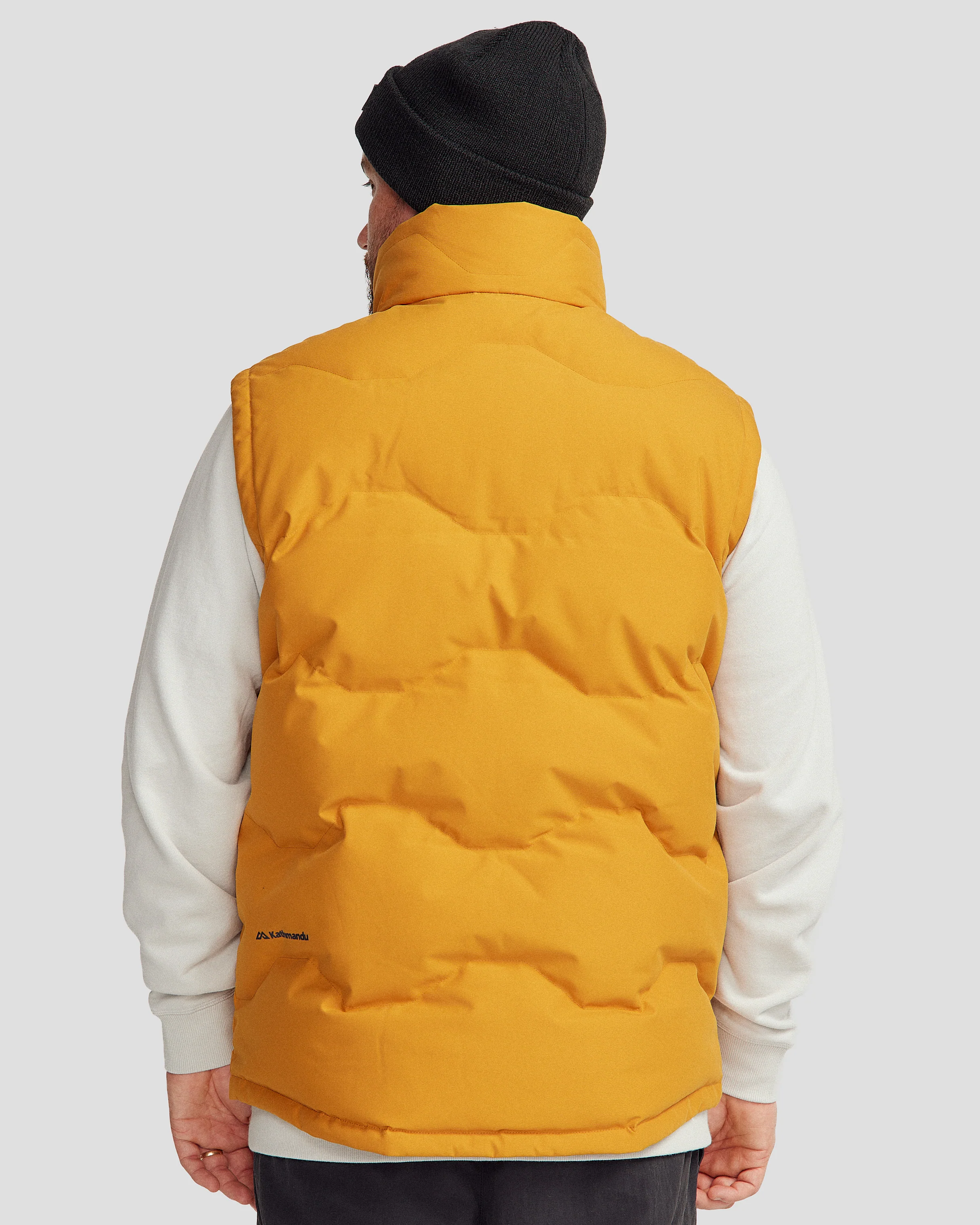 Men's Frisco X Down Vest - Golden Oak - Image 4