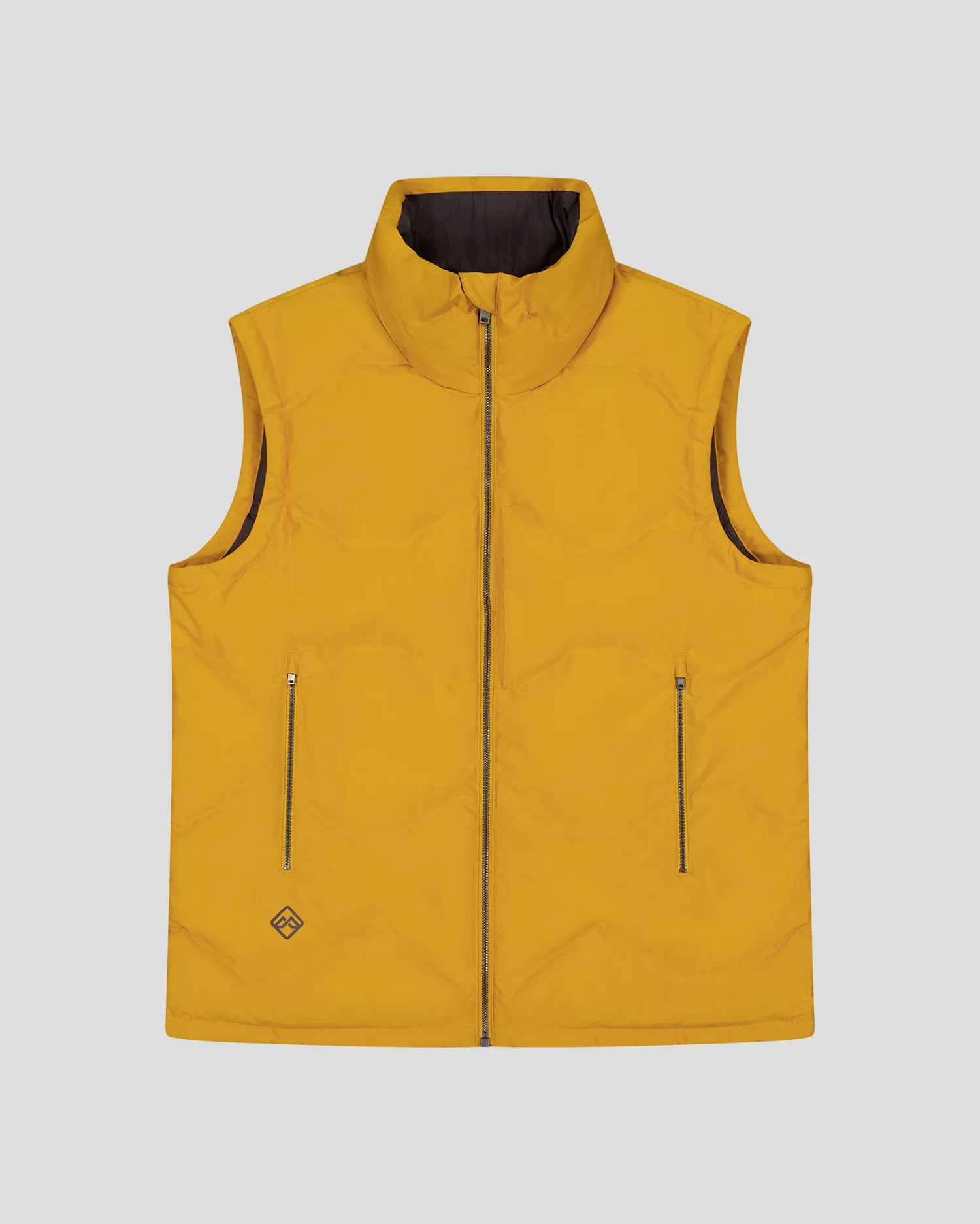 Men's Frisco X Down Vest - Golden Oak - Image 5