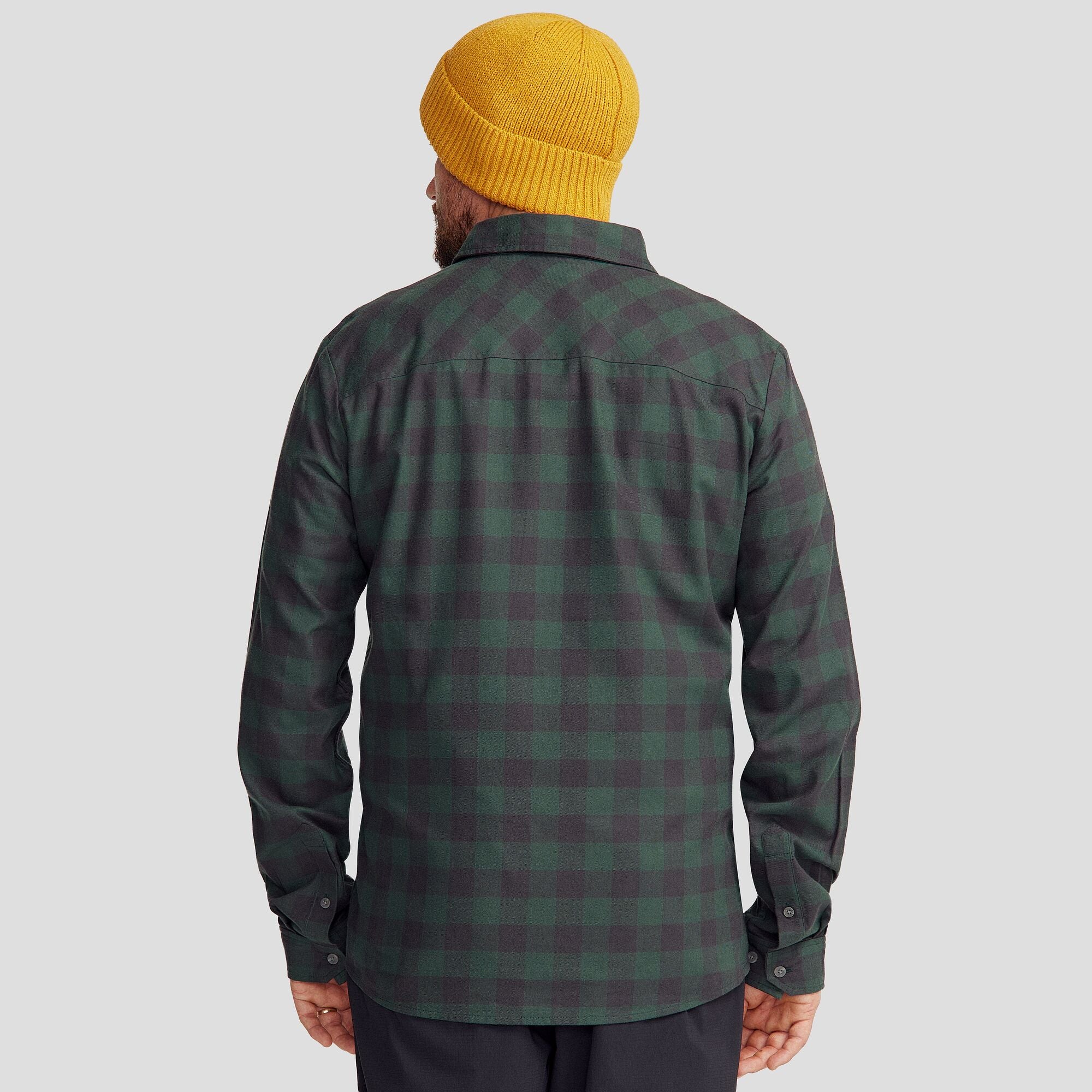 Fyfe Men's L/S Shirt - Forest Gingham - Image 4