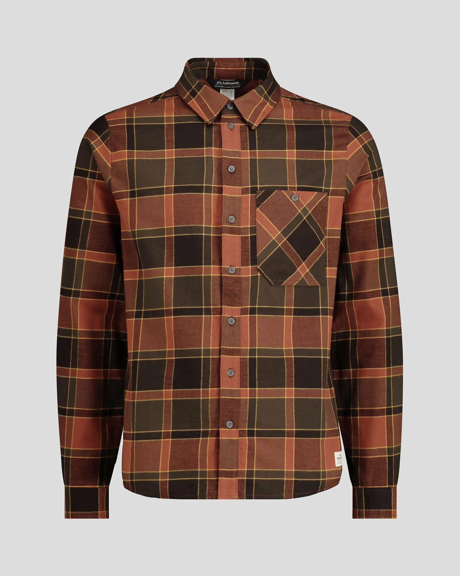 Men's Fyfe Flannel Shirt - Redwood Plaid - Image 4