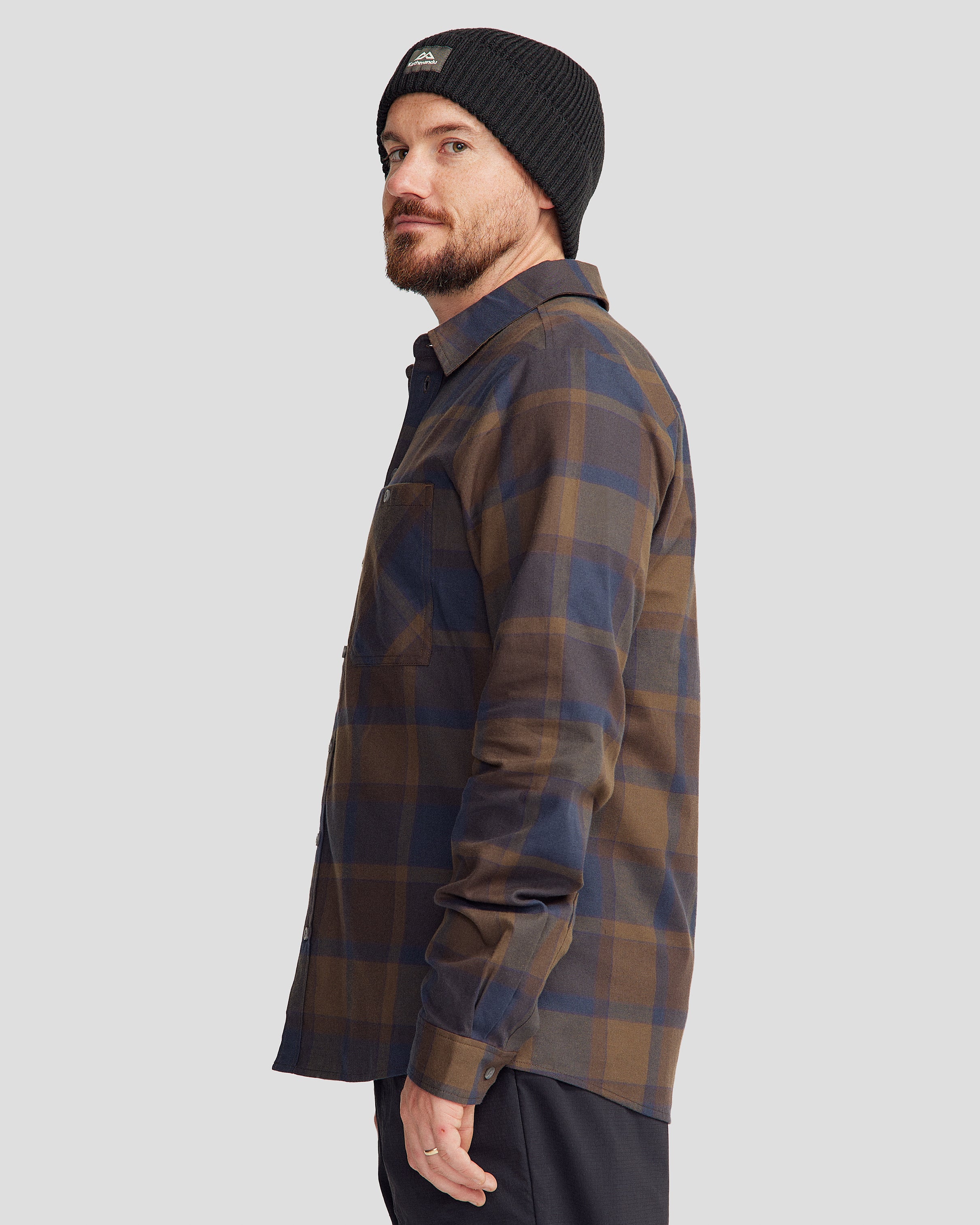 Fyfe Men's L/S Shirt - Trail Plaid - Image 3