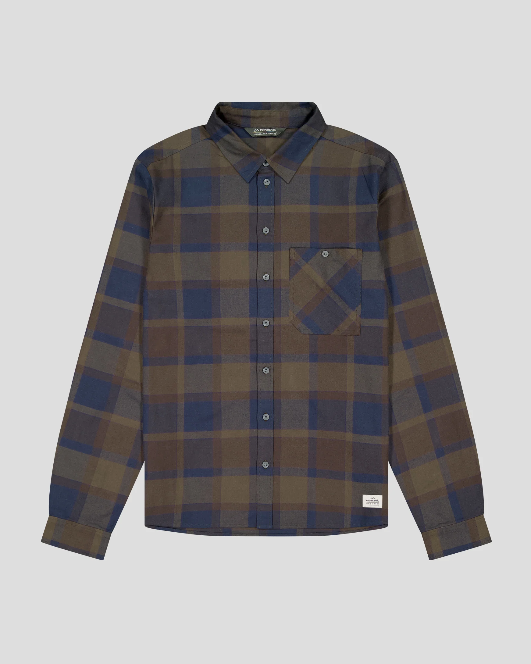 Fyfe Men's L/S Shirt - Trail Plaid - Image 5