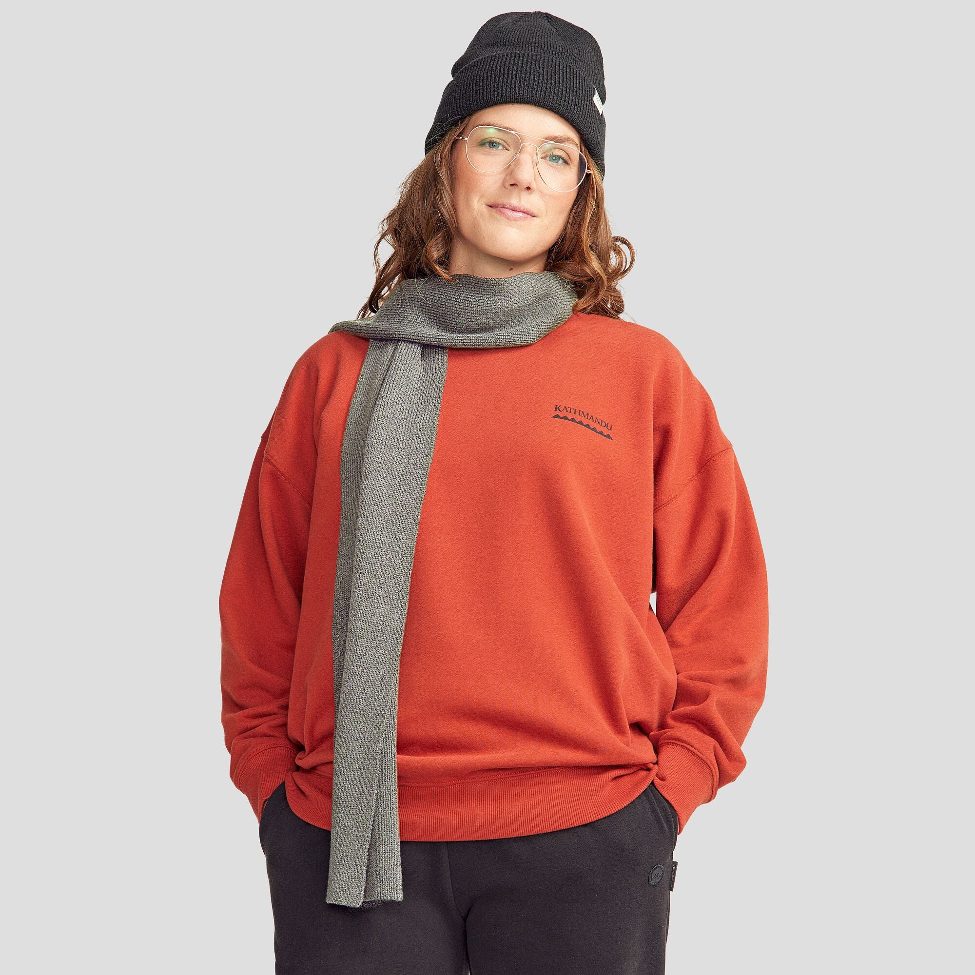 Fyfe Scarf - Mid Grey Marle - Image 4
