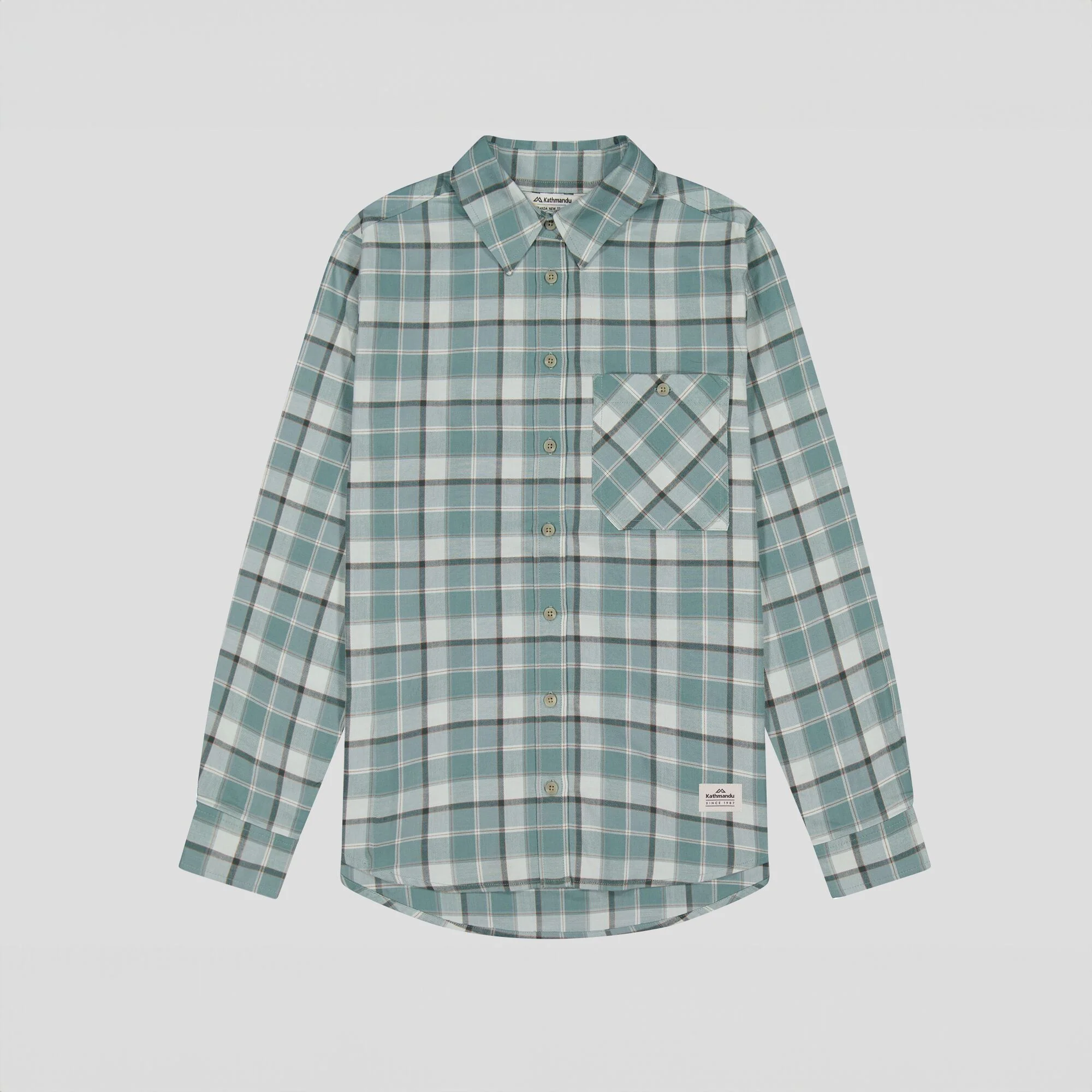 Women's Fyfe L/S Shirt - Deep Forest Plaid - Image 5