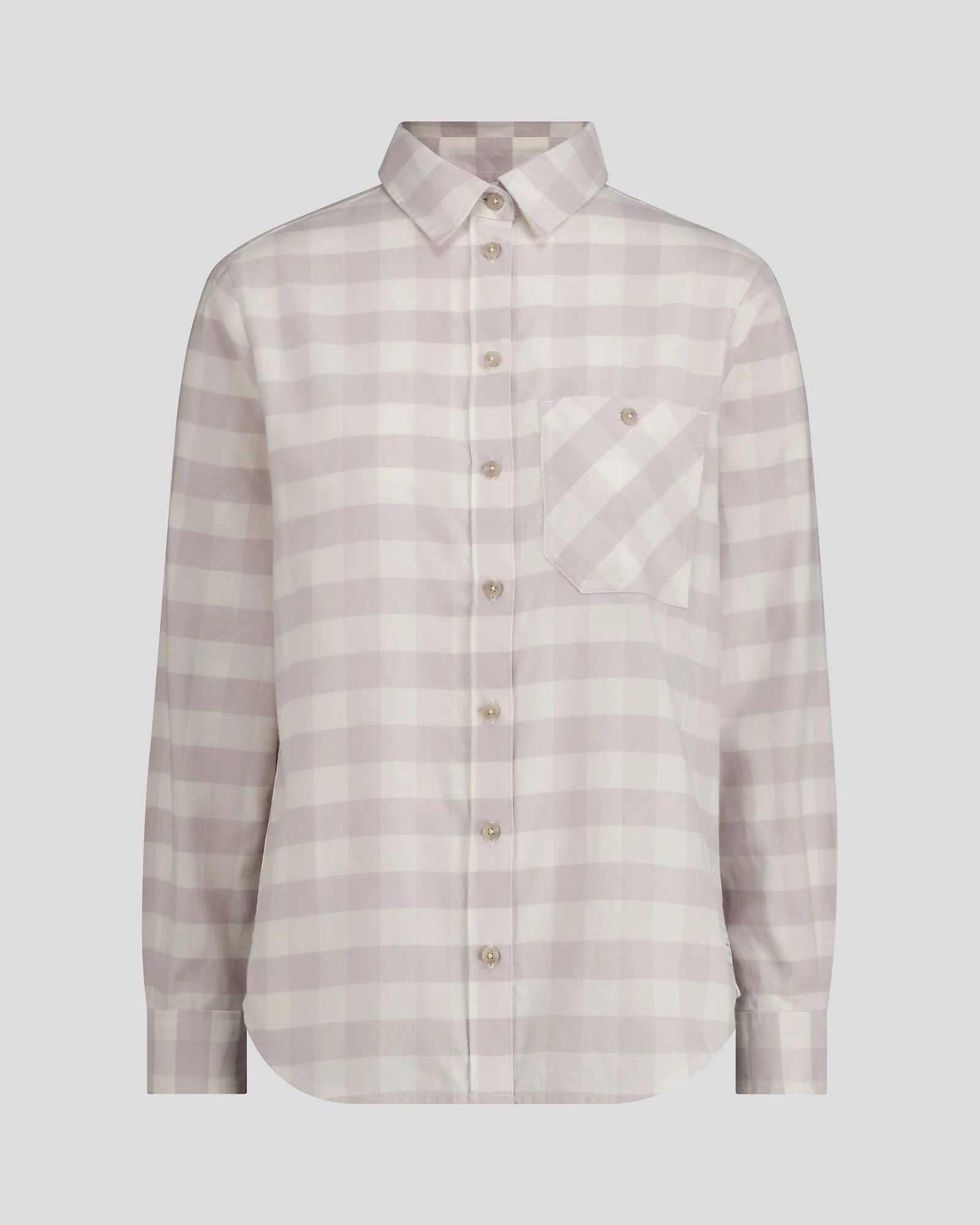 Women's Fyfe Flannel Shirt - Dove Gingham - Image 4