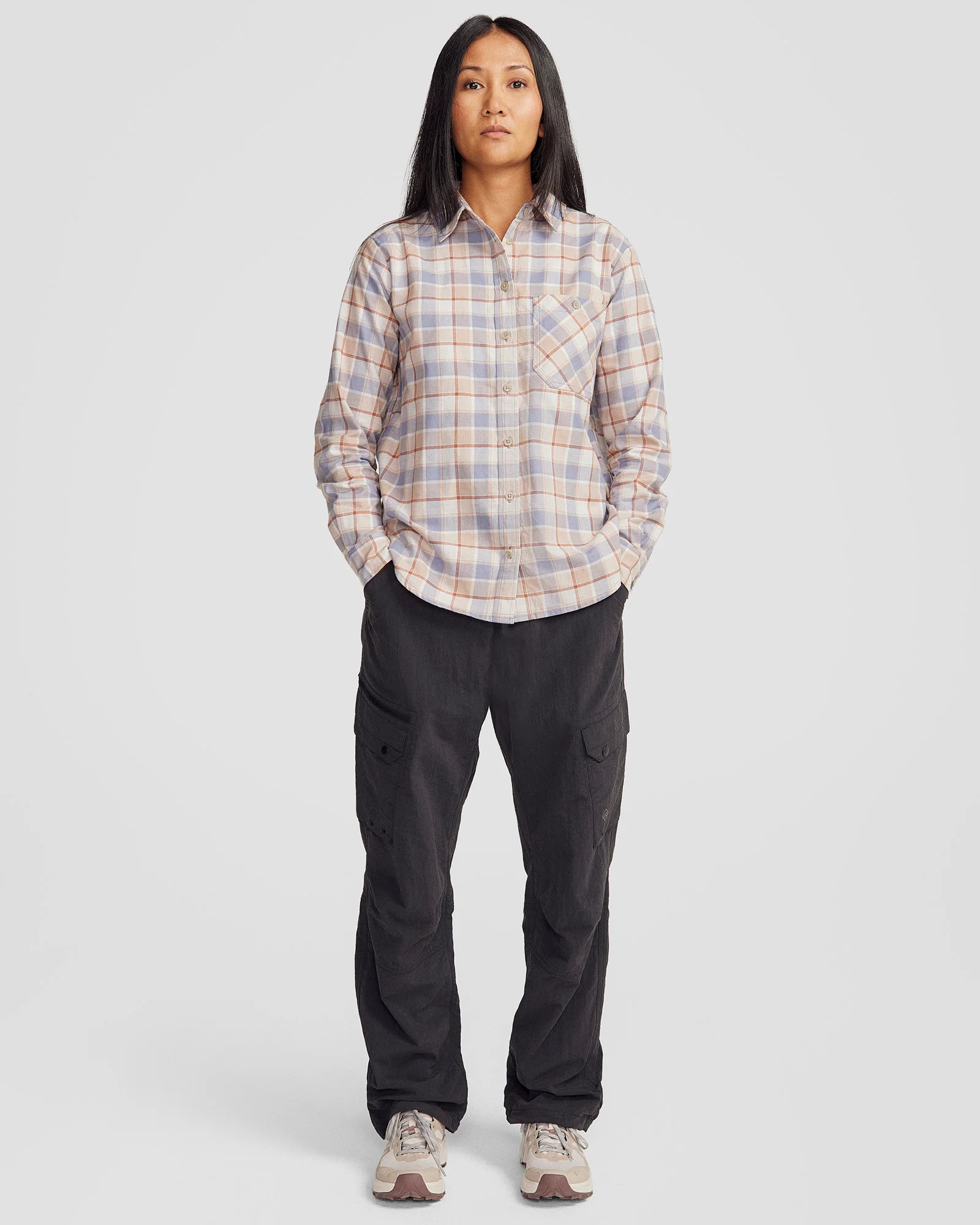 Women's Fyfe Flannel Shirt - Haze Plaid - Image 2