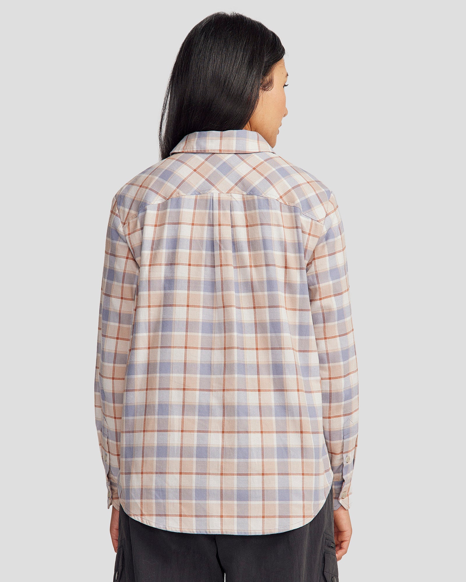 Women's Fyfe Flannel Shirt - Haze Plaid - Image 4