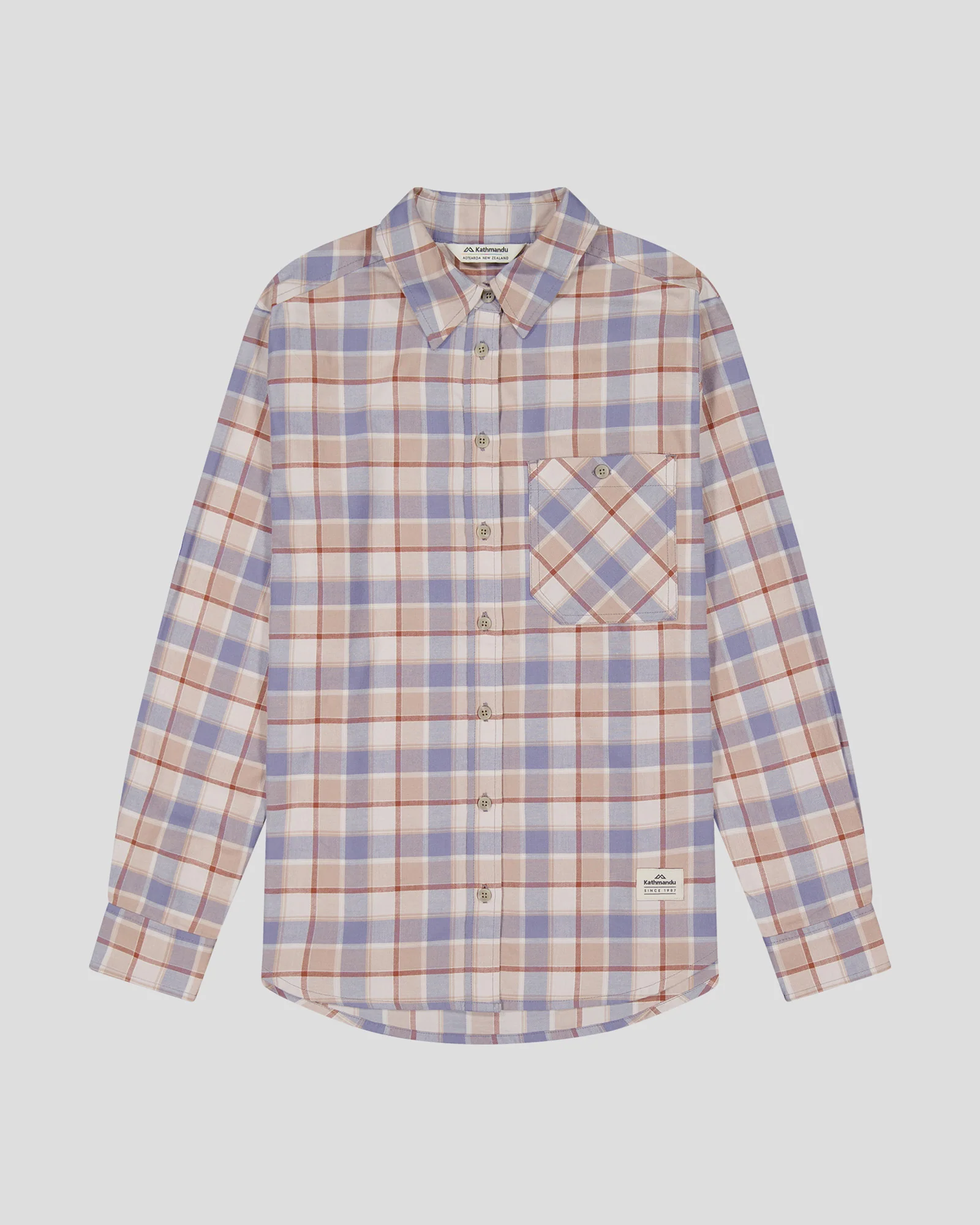 Women's Fyfe Flannel Shirt - Haze Plaid - Image 5