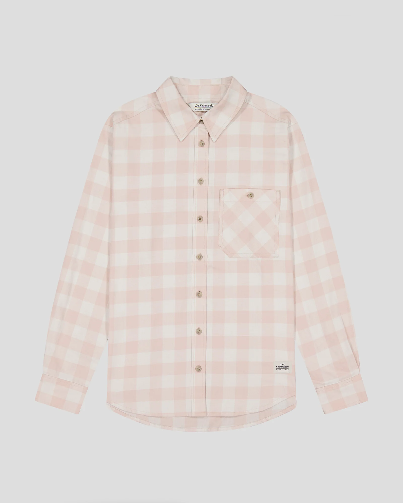 Women's Fyfe Flannel Shirt - Mineral Gingham - Image 5