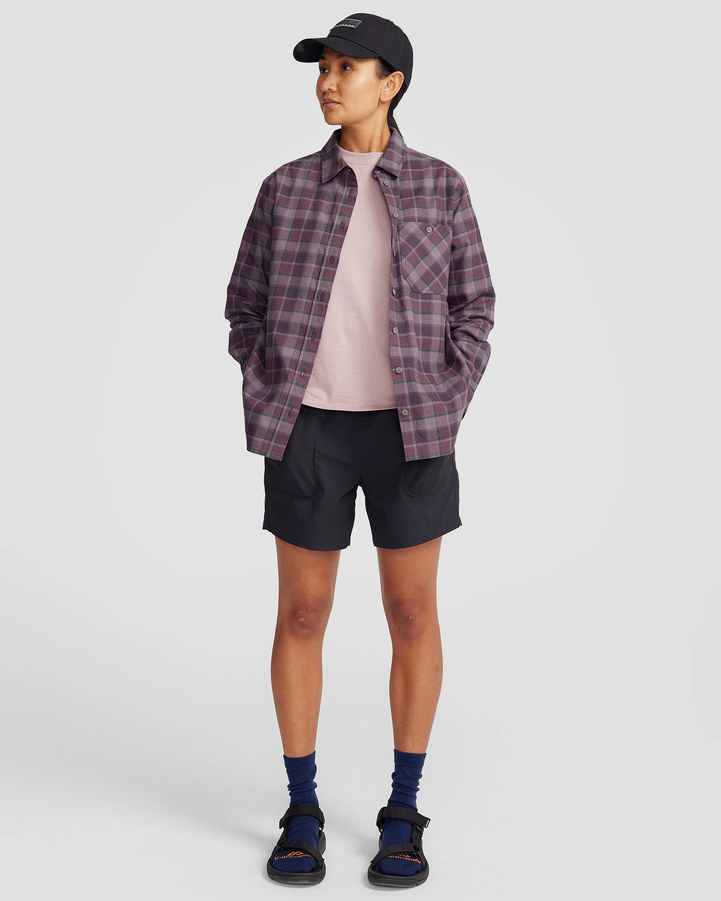 Fyfe Women's L/S Shirt - Orbit Plaid - Image 2