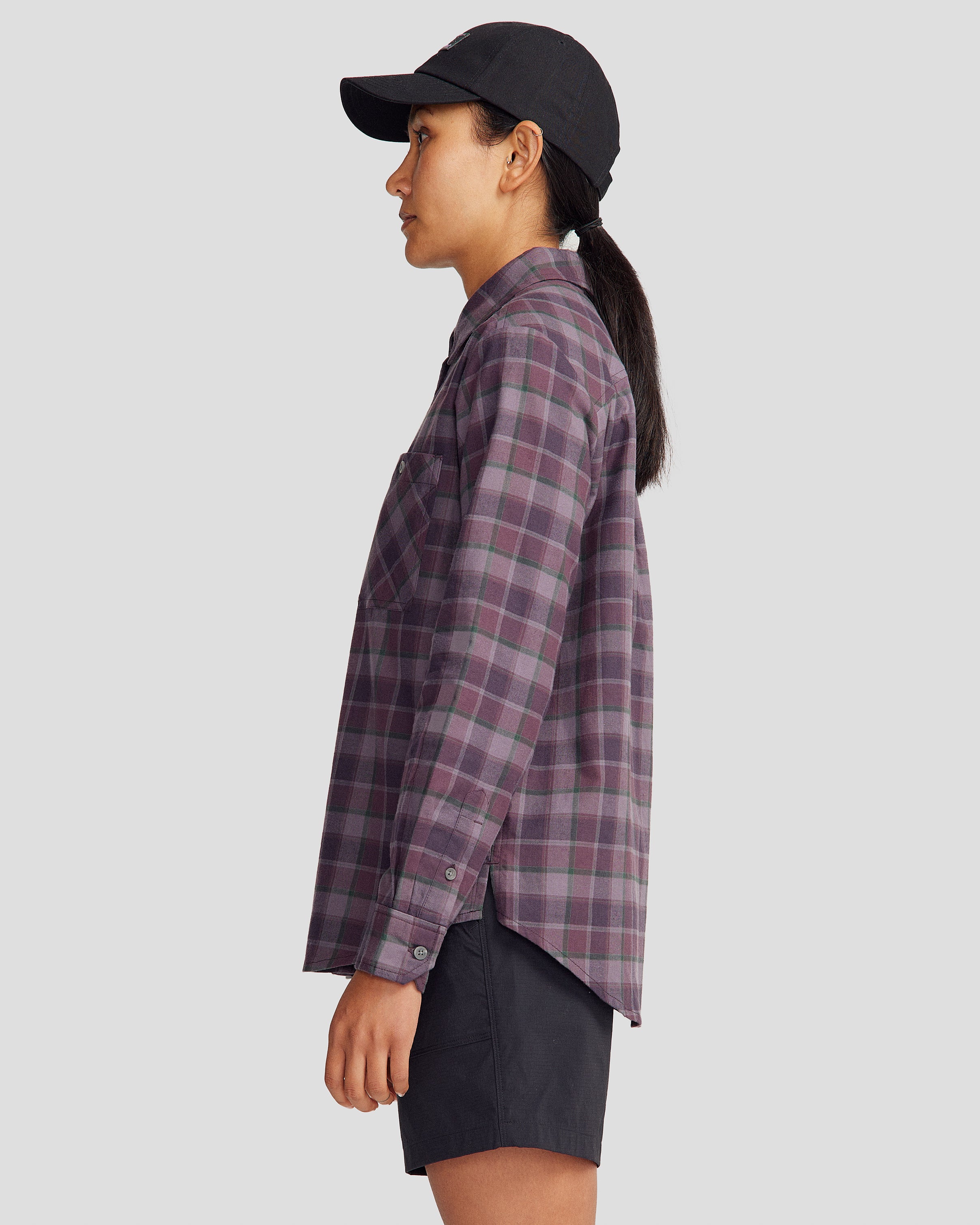 Fyfe Women's L/S Shirt - Orbit Plaid - Image 3