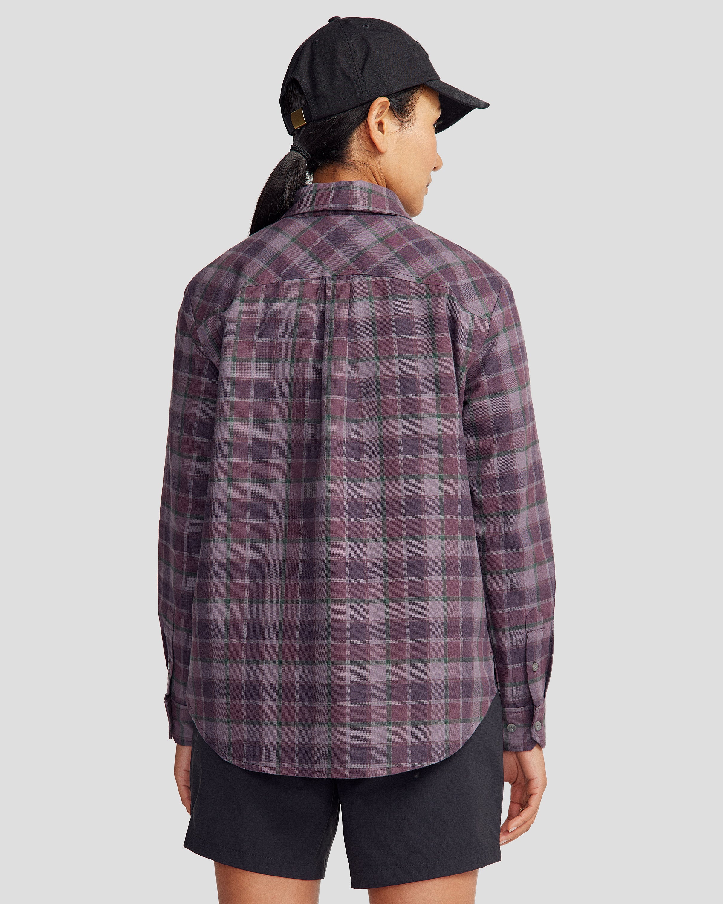 Fyfe Women's L/S Shirt - Orbit Plaid - Image 4