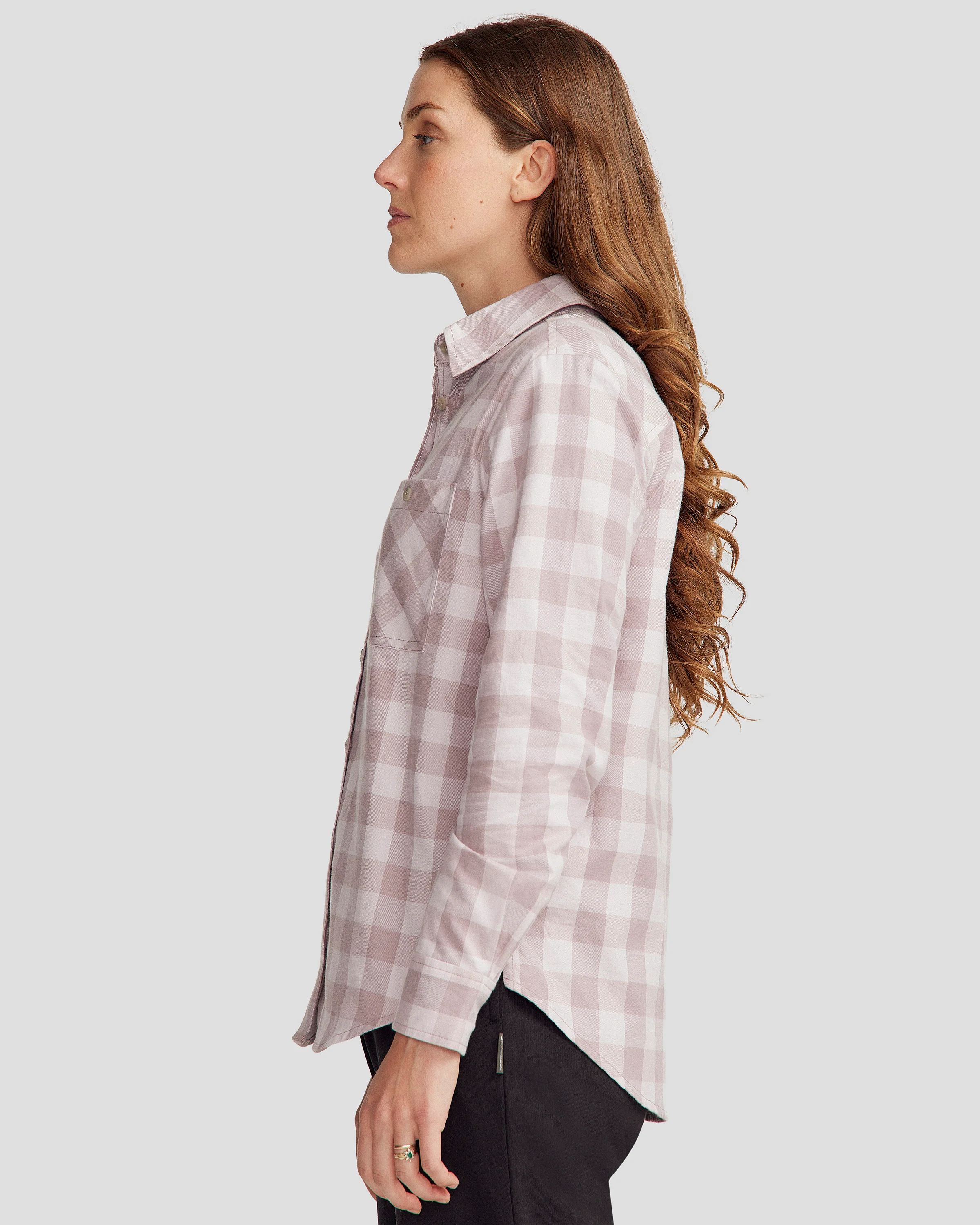 Women's Fyfe L/S Shirt - Thistle Gingham - Image 3