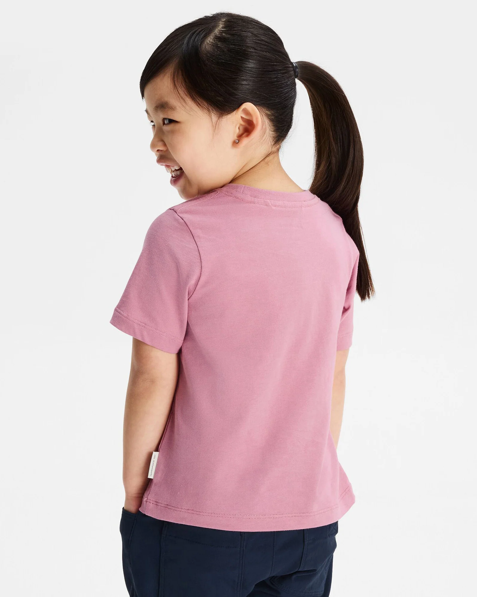 Kids' Geo Skink Organic Cotton T-shirt - Orchid - Image 3