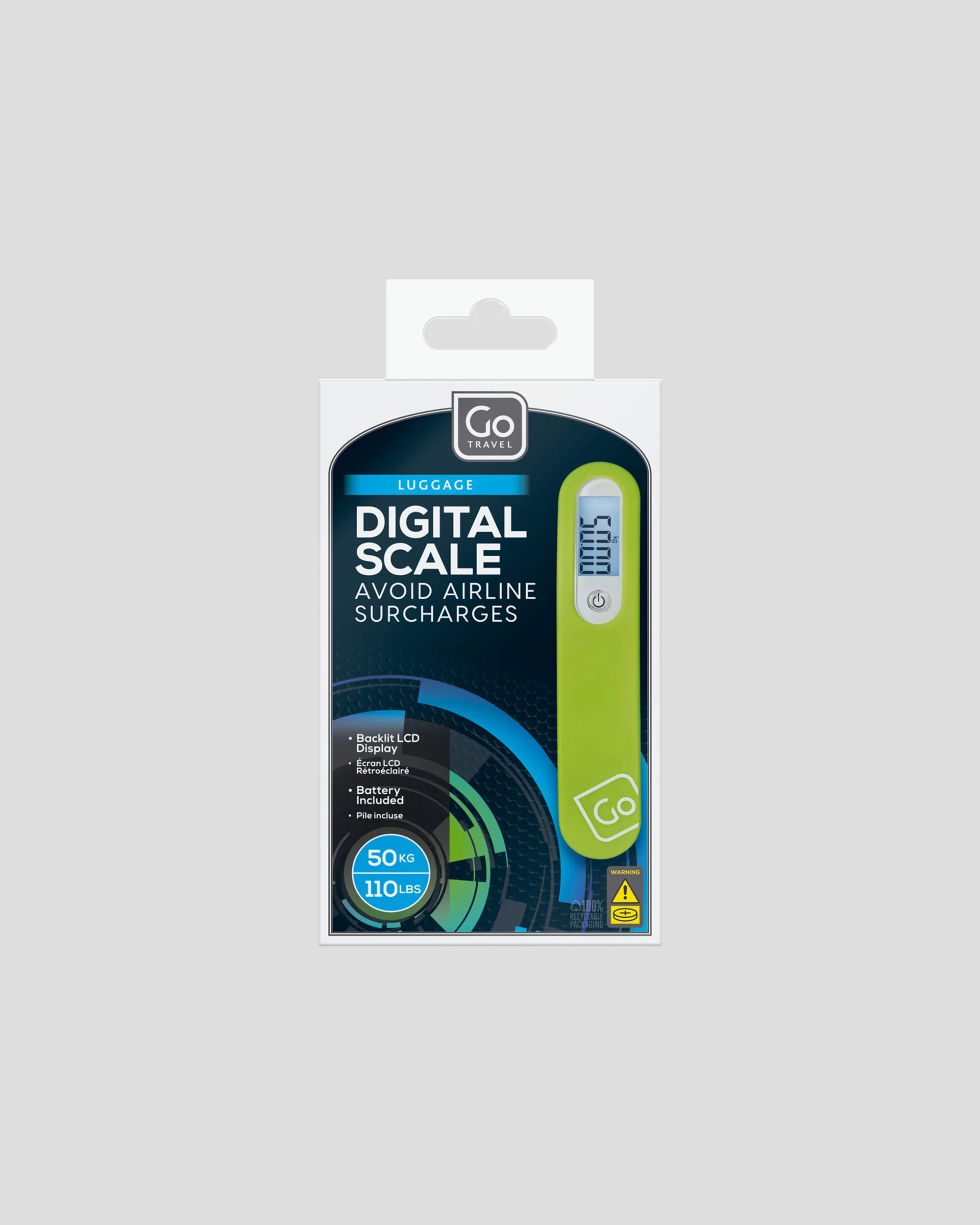 Go Travel Digital Scale - Green - Image 4