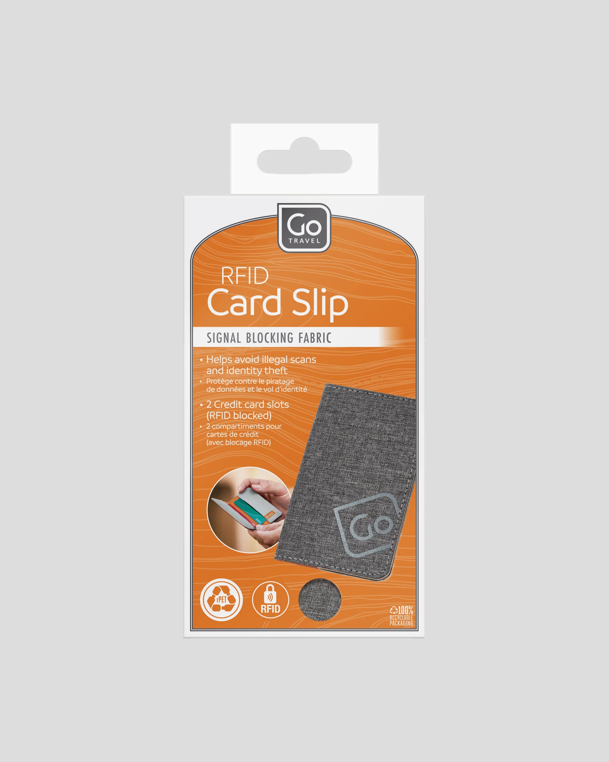 Go Travel RFID Slip - Grey - Image 4