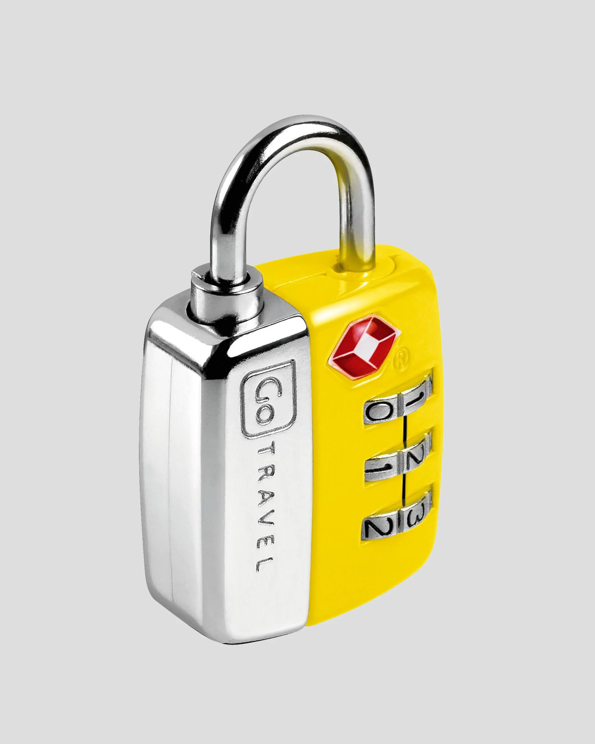 Go Travel TSA Combi Padlocks 2Pk - Yellow - Image 2