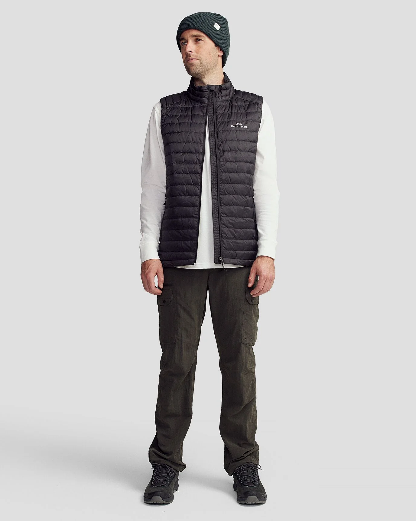 Men's Heli Down Vest - Black - Image 2