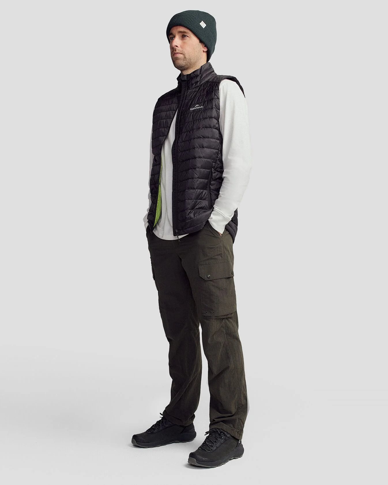 Men's Heli Down Vest - Black - Image 3