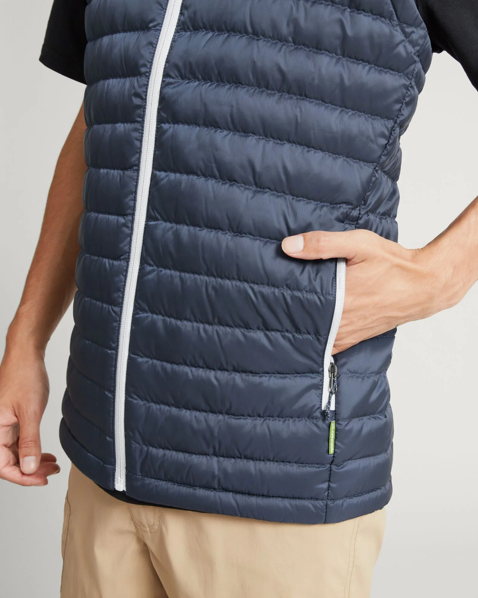 Men's Heli Down Vest - Midnight Navy - Image 5