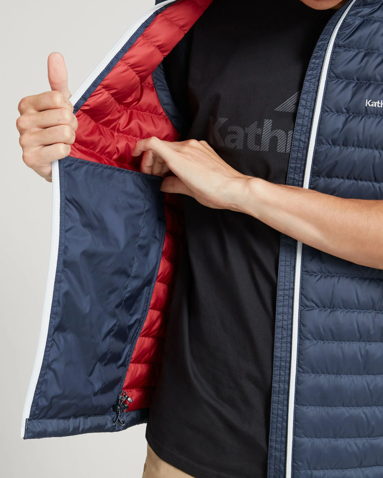 Men's Heli Down Vest - Midnight Navy - Image 6