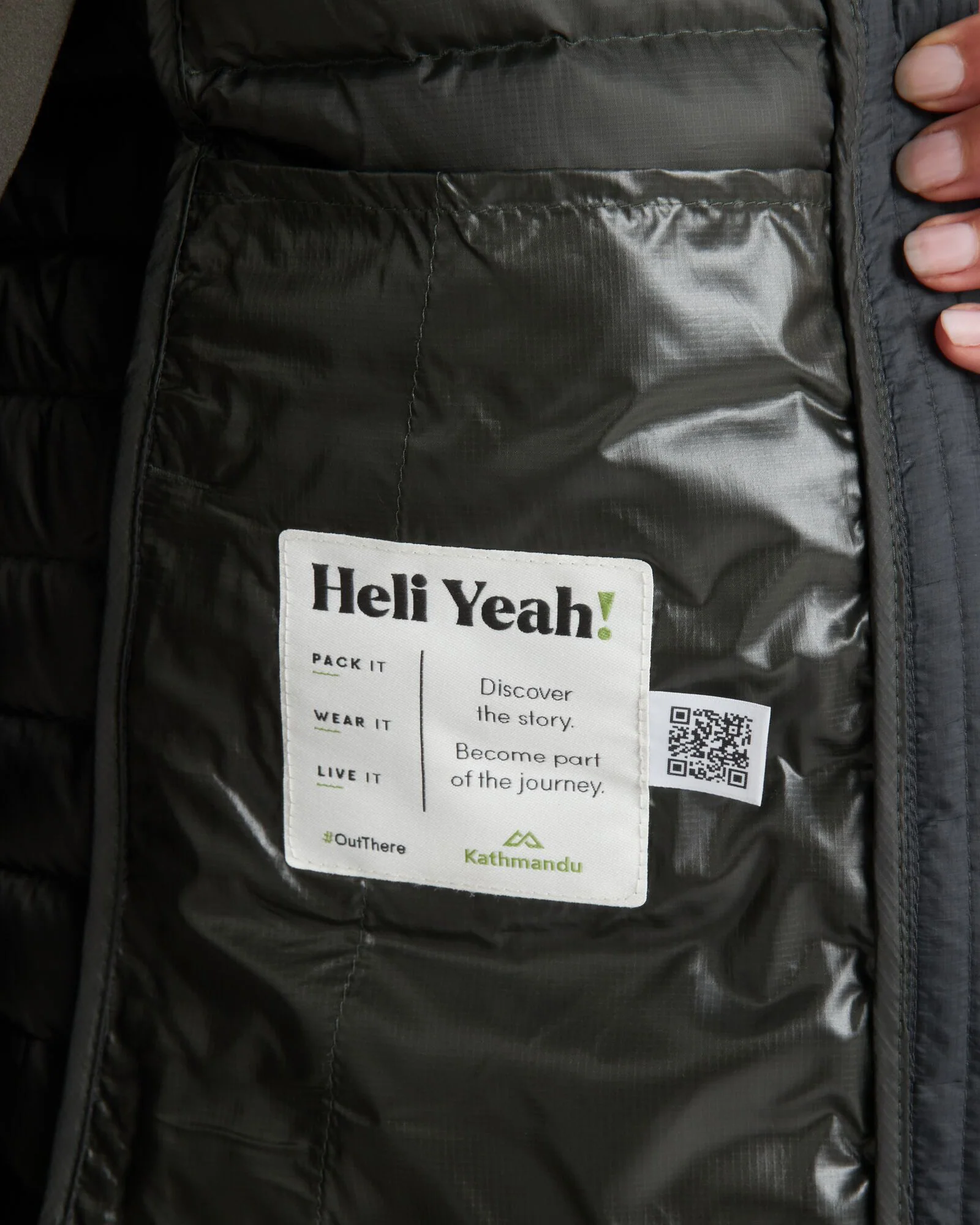 Women's Heli R Down Vest - Black Stingray - Image 8
