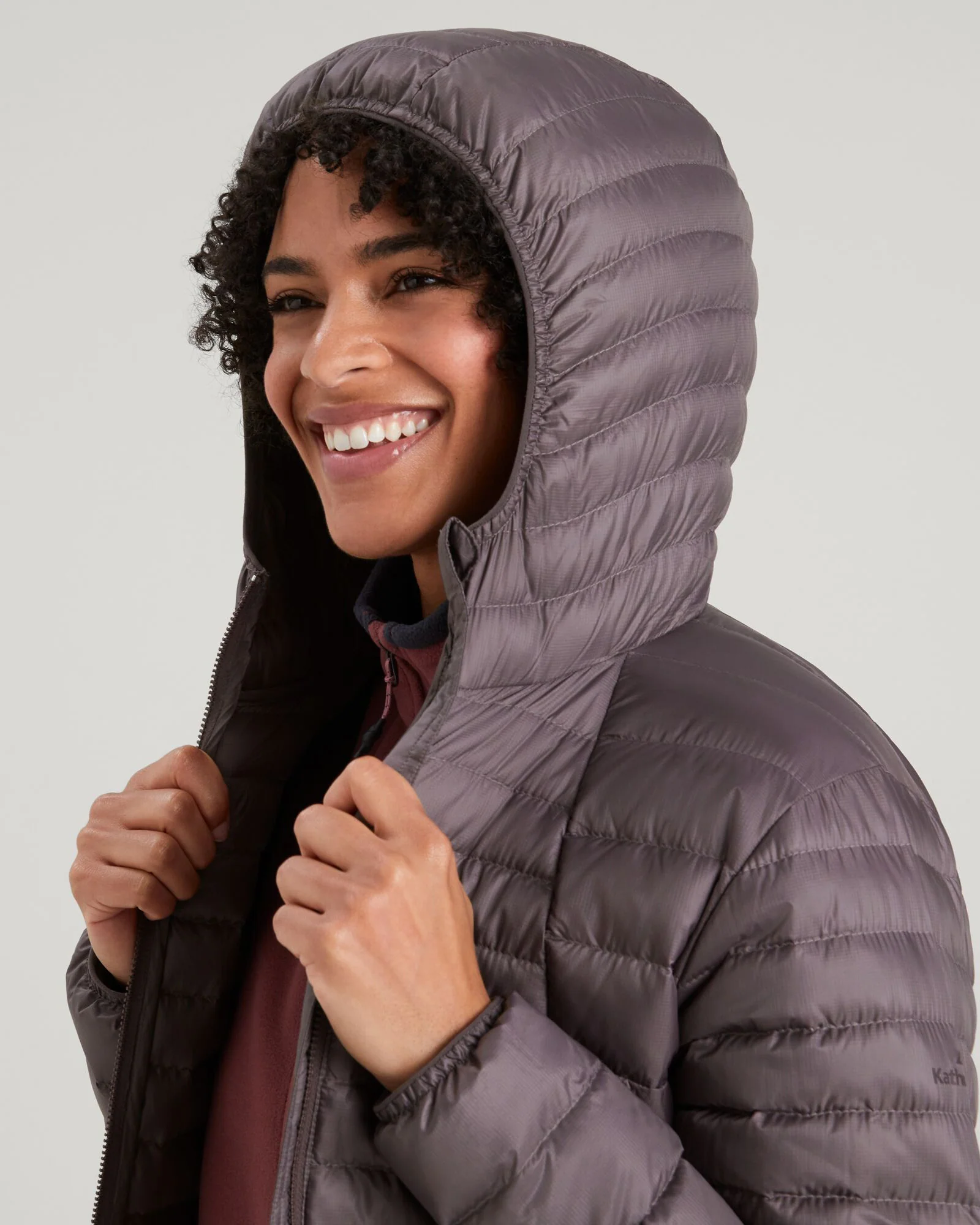 Women's Heli R Down Parka Jacket - Light Quartz - Image 4