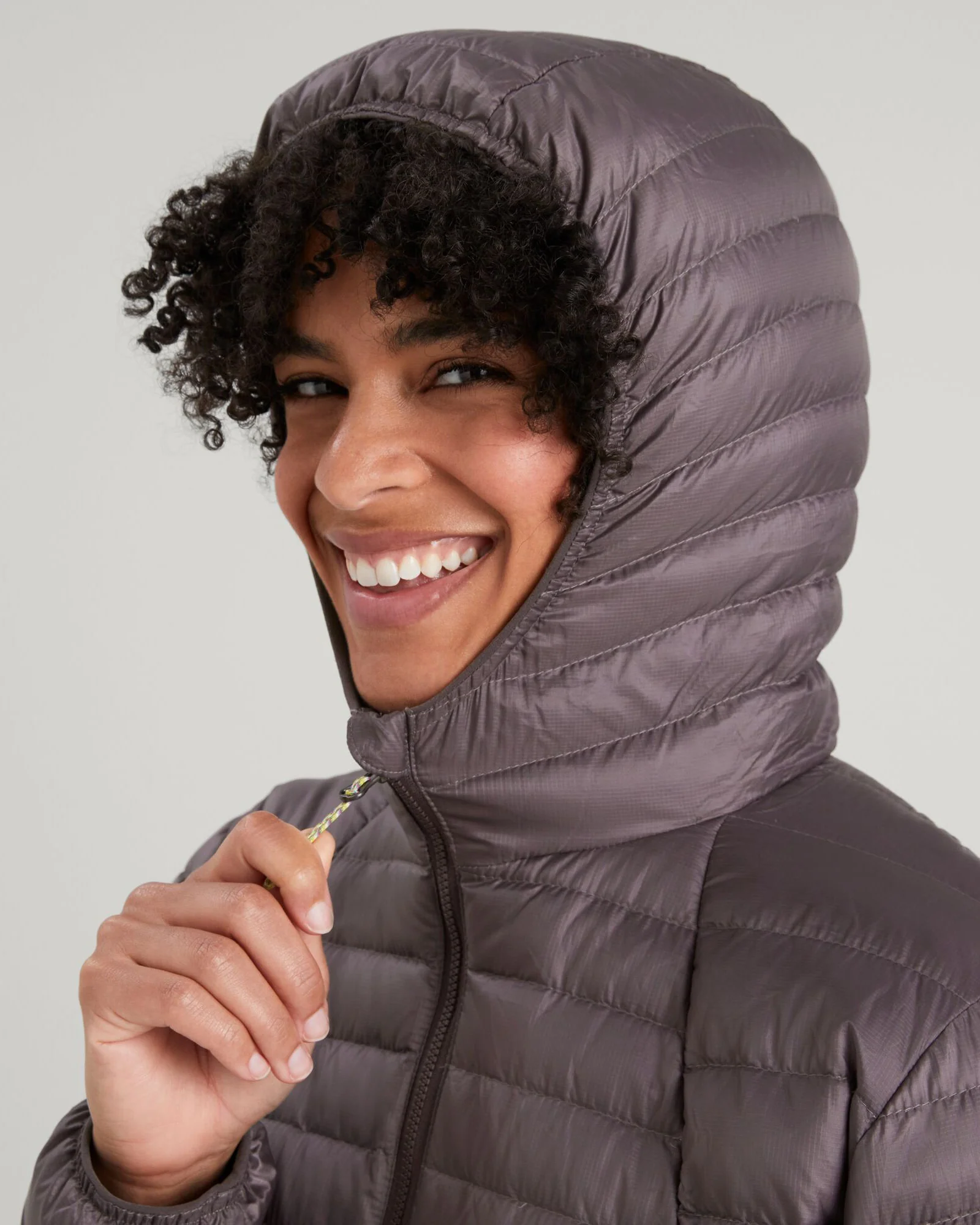 Women's Heli R Down Parka Jacket - Light Quartz - Image 5