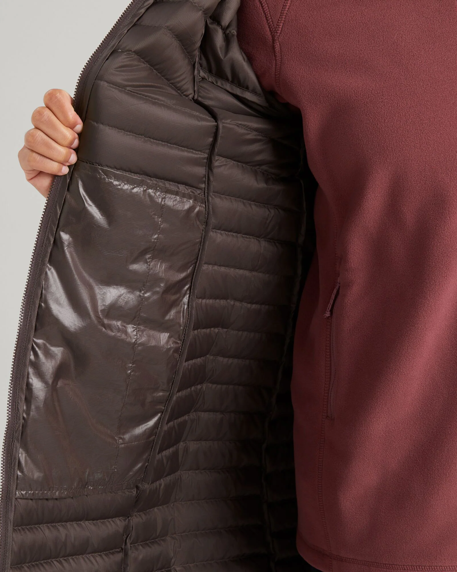Women's Heli R Down Parka Jacket - Light Quartz - Image 6