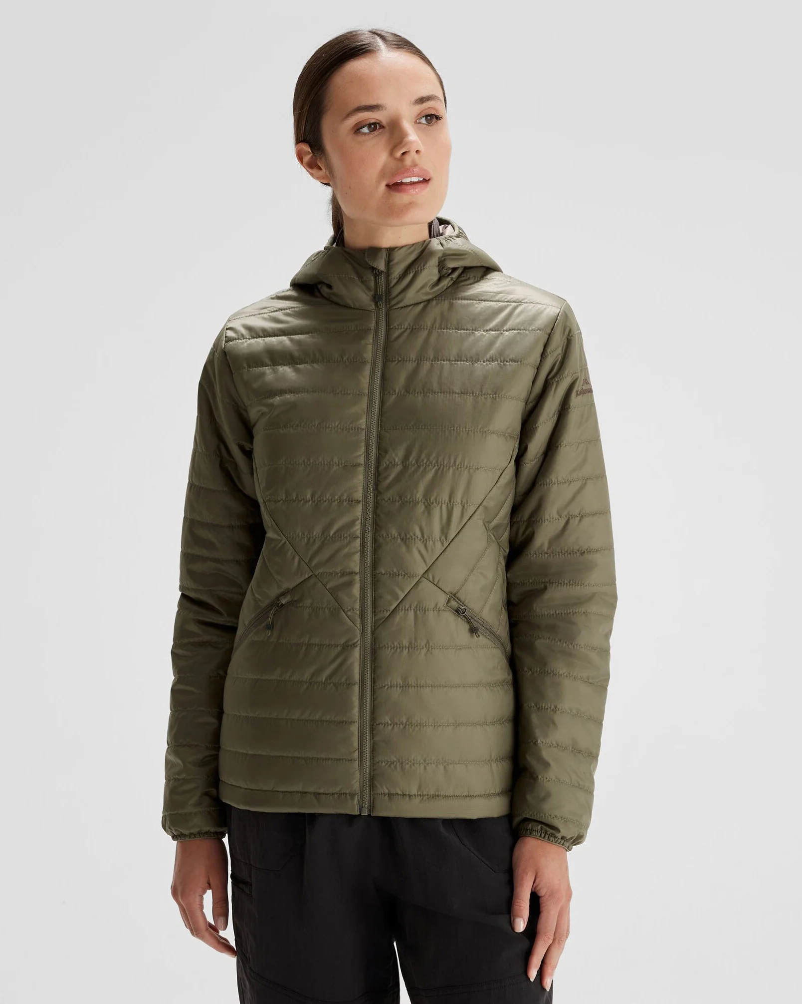 Women's Heli R Insulated Hooded Jacket - Beech - Image 11