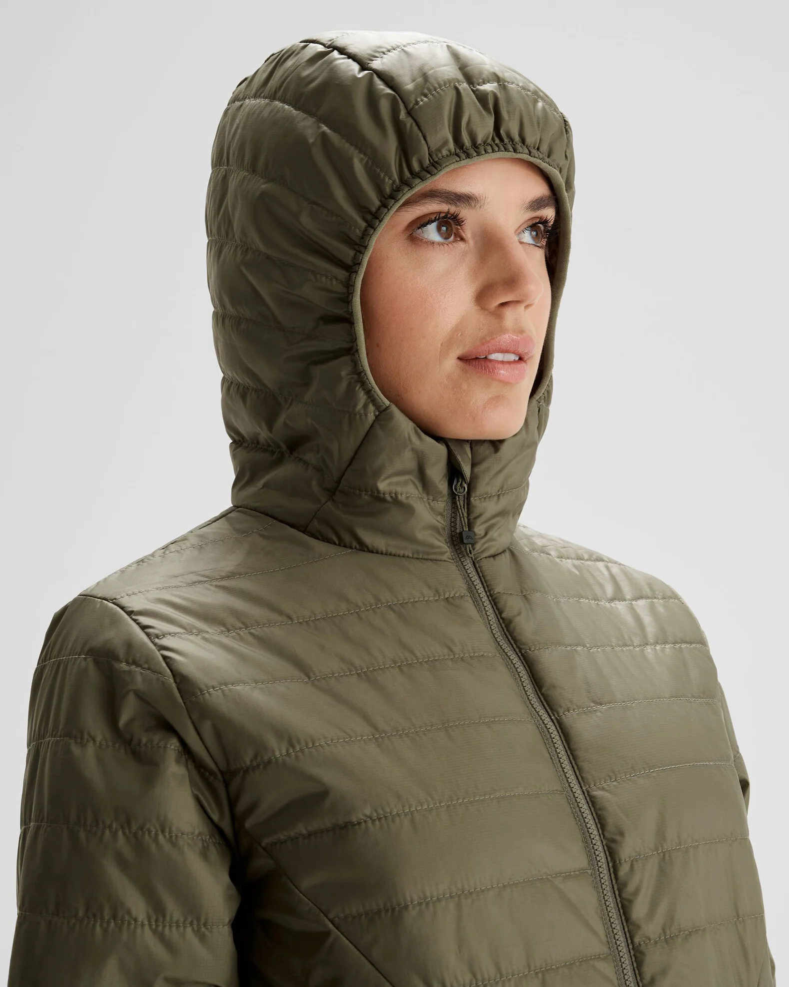 Women's Heli R Insulated Hooded Jacket - Beech - Image 5