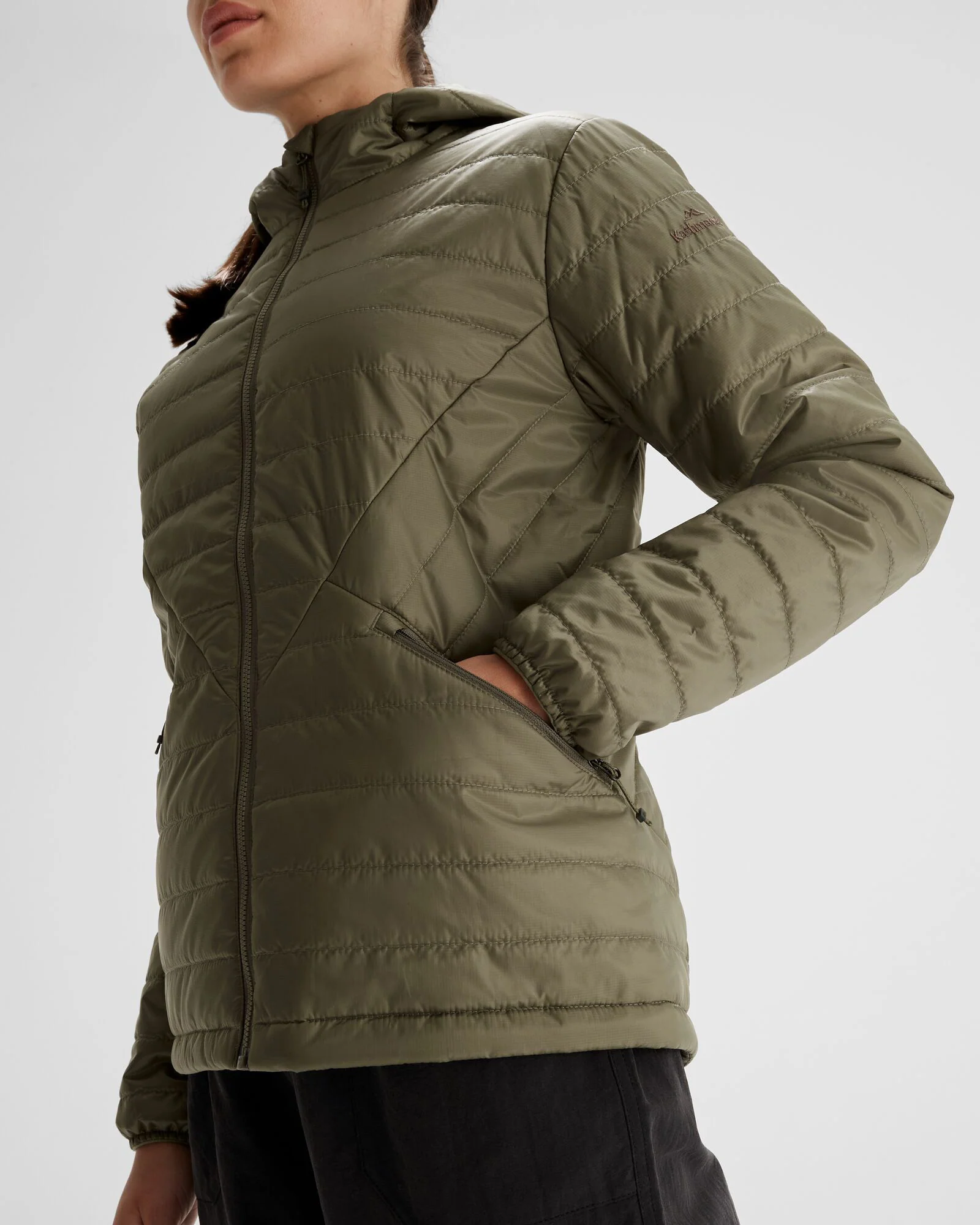 Women's Heli R Insulated Hooded Jacket - Beech - Image 7