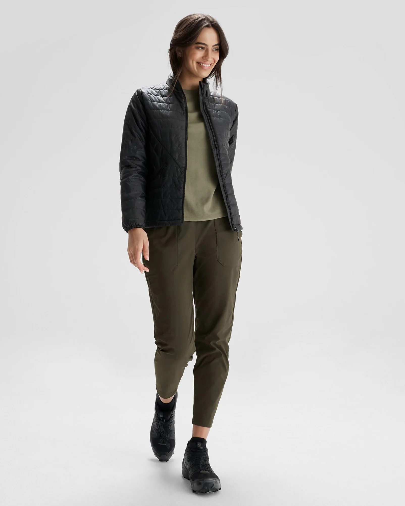 Women's Heli R Insulated Jacket - Black Stingray - Image 2