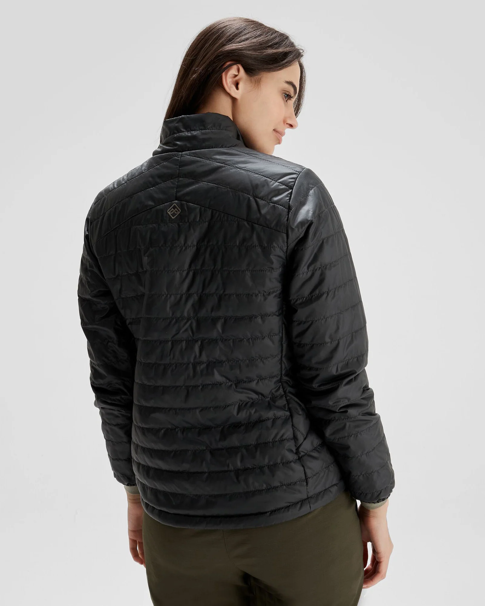 Women's Heli R Insulated Jacket - Black Stingray - Image 4