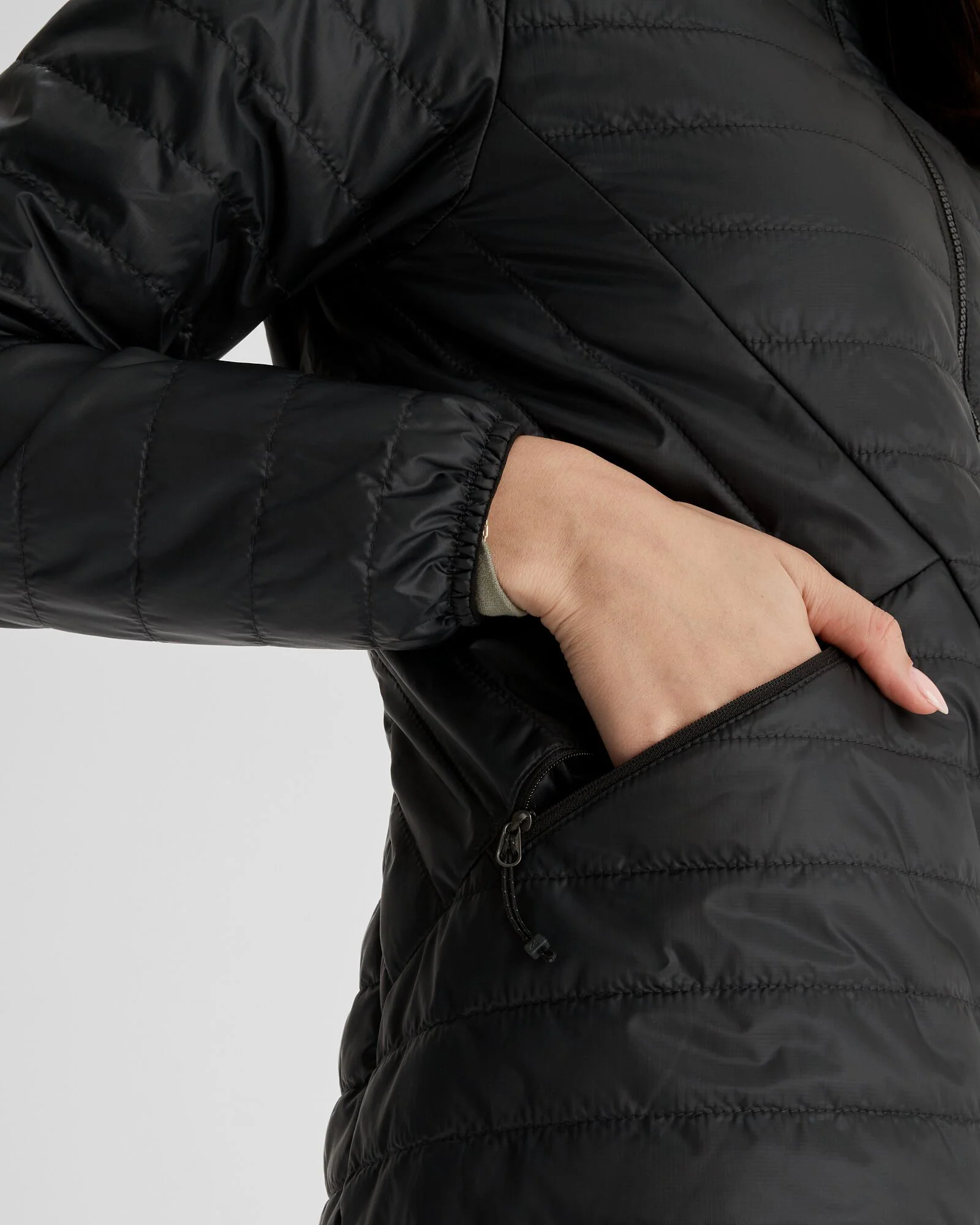Women's Heli R Insulated Jacket - Black Stingray - Image 6
