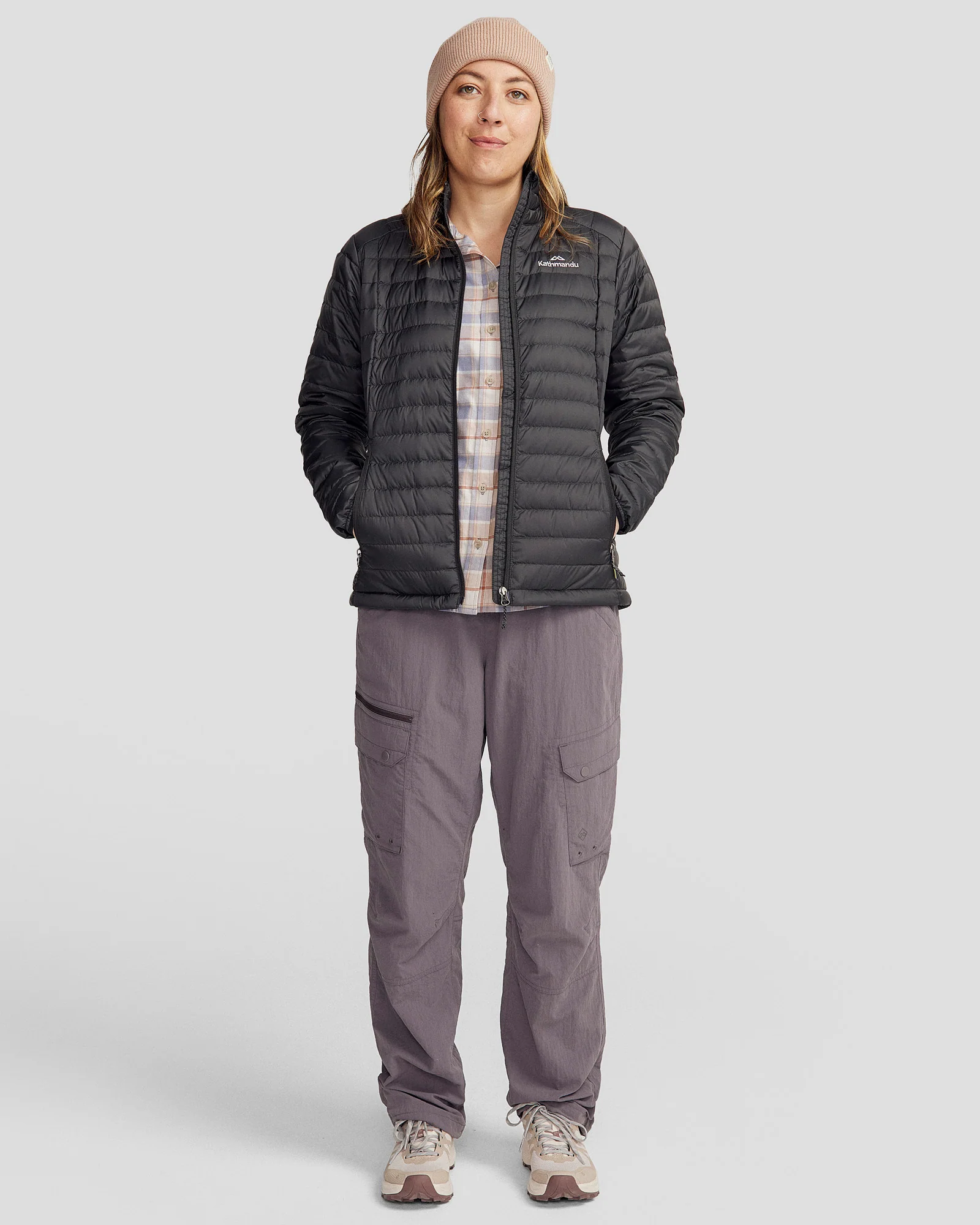 Women's Heli 600 Fill Lightweight Down Jacket - Black - Image 2