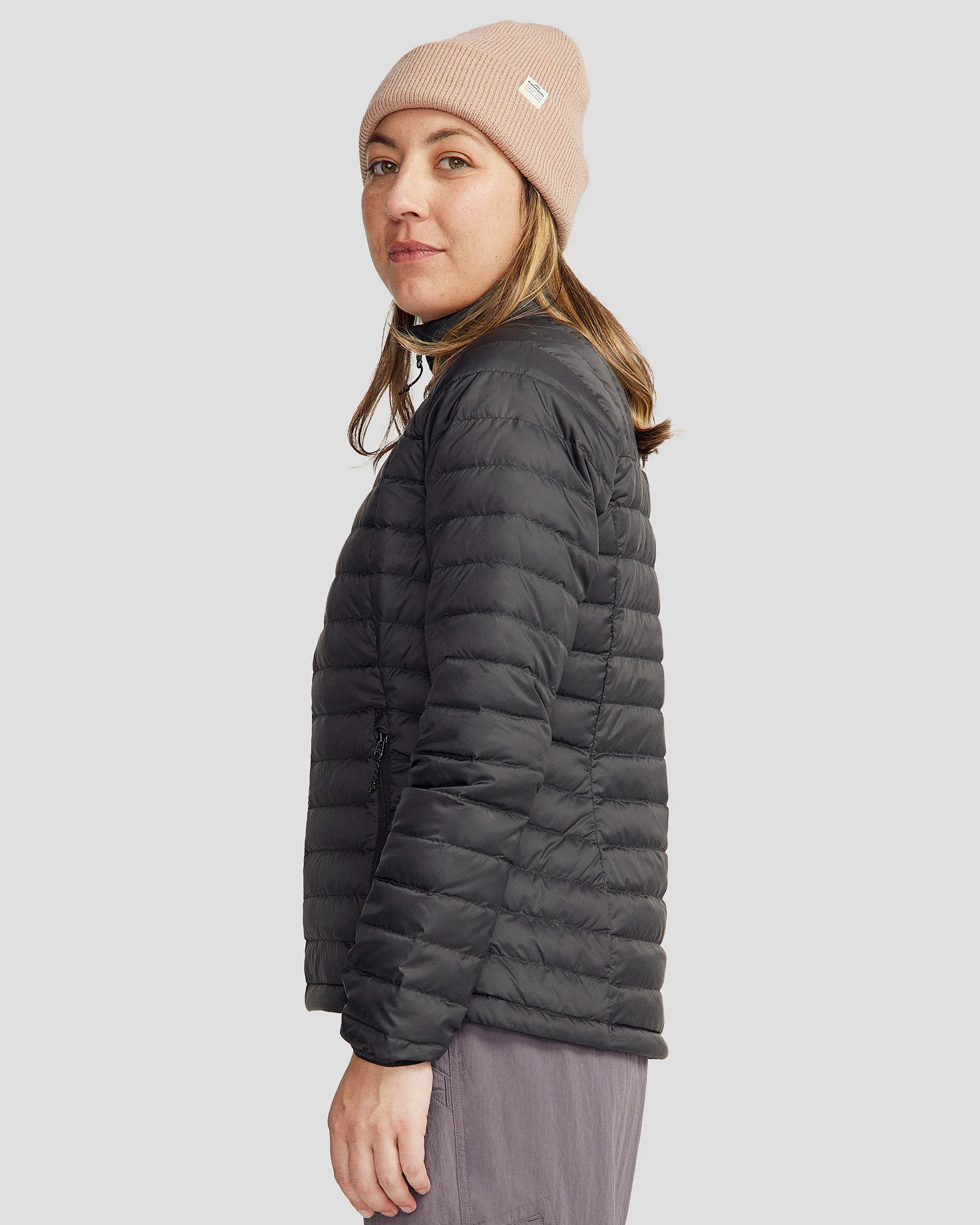 Women's Heli 600 Fill Lightweight Down Jacket - Black - Image 3