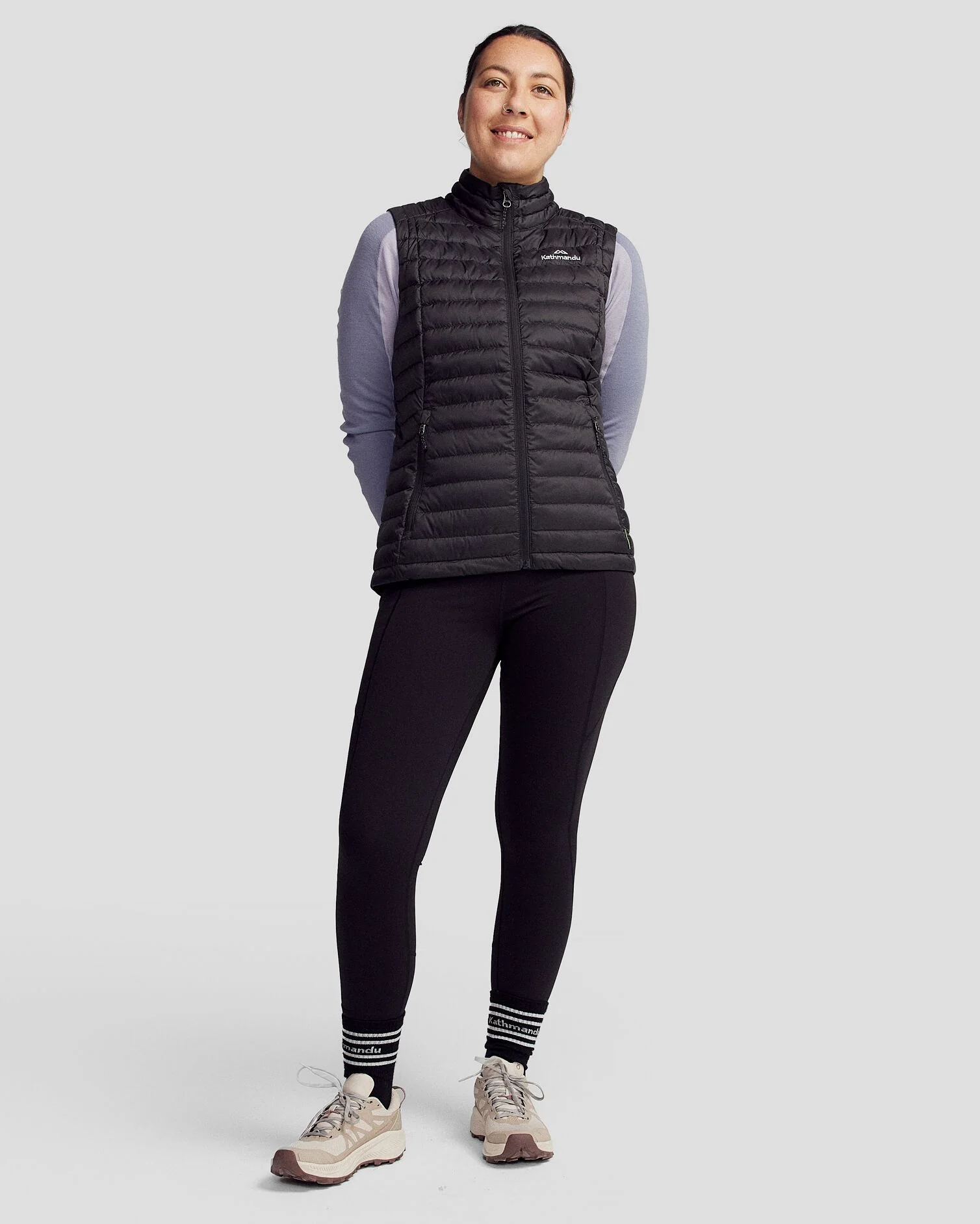 Women's Heli Down Vest - Black - Image 2