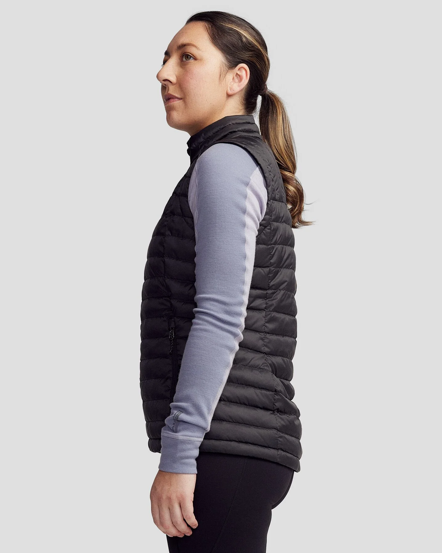 Women's Heli Down Vest - Black - Image 3