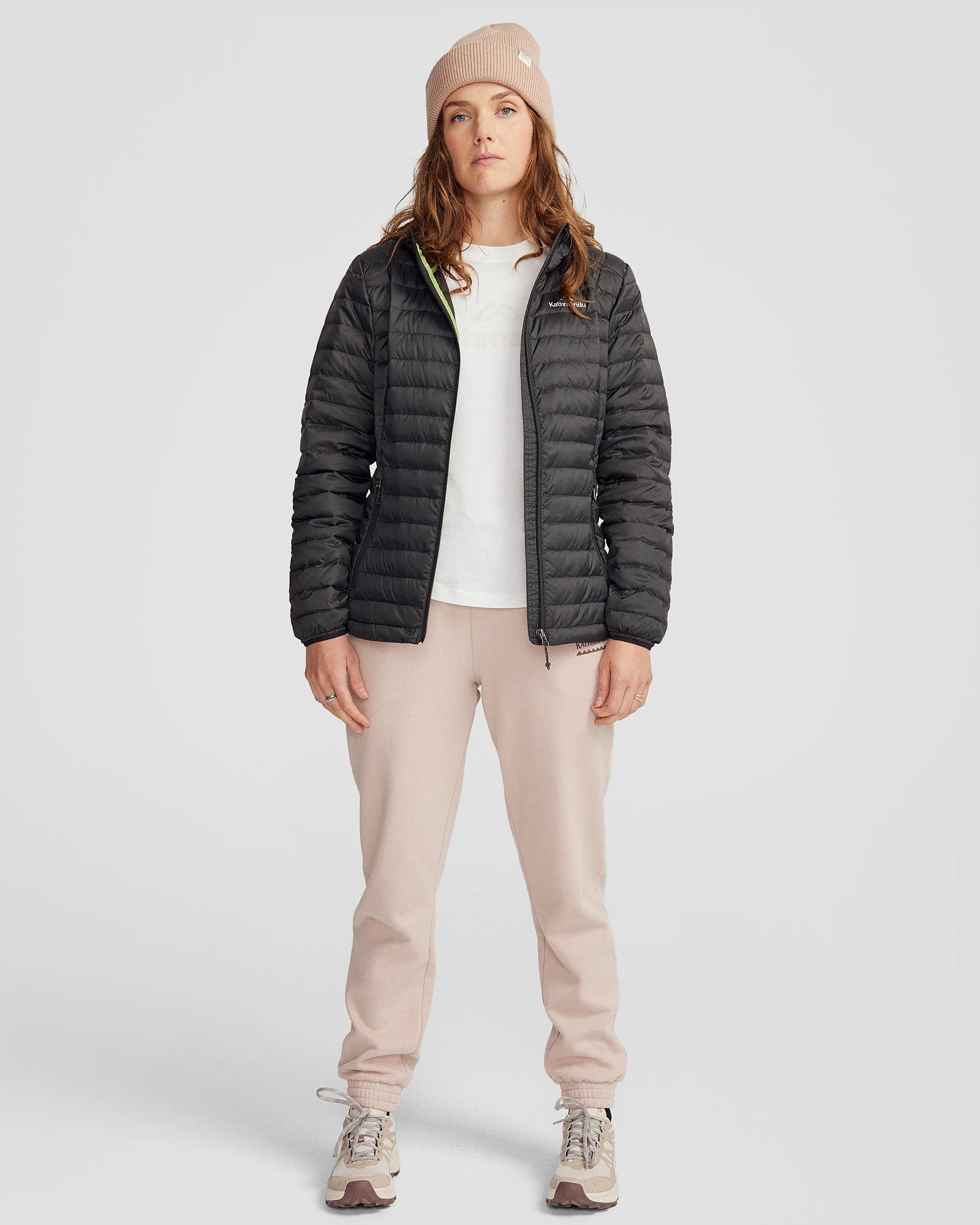 Women's Heli Hooded Down Jacket - Black - Image 2