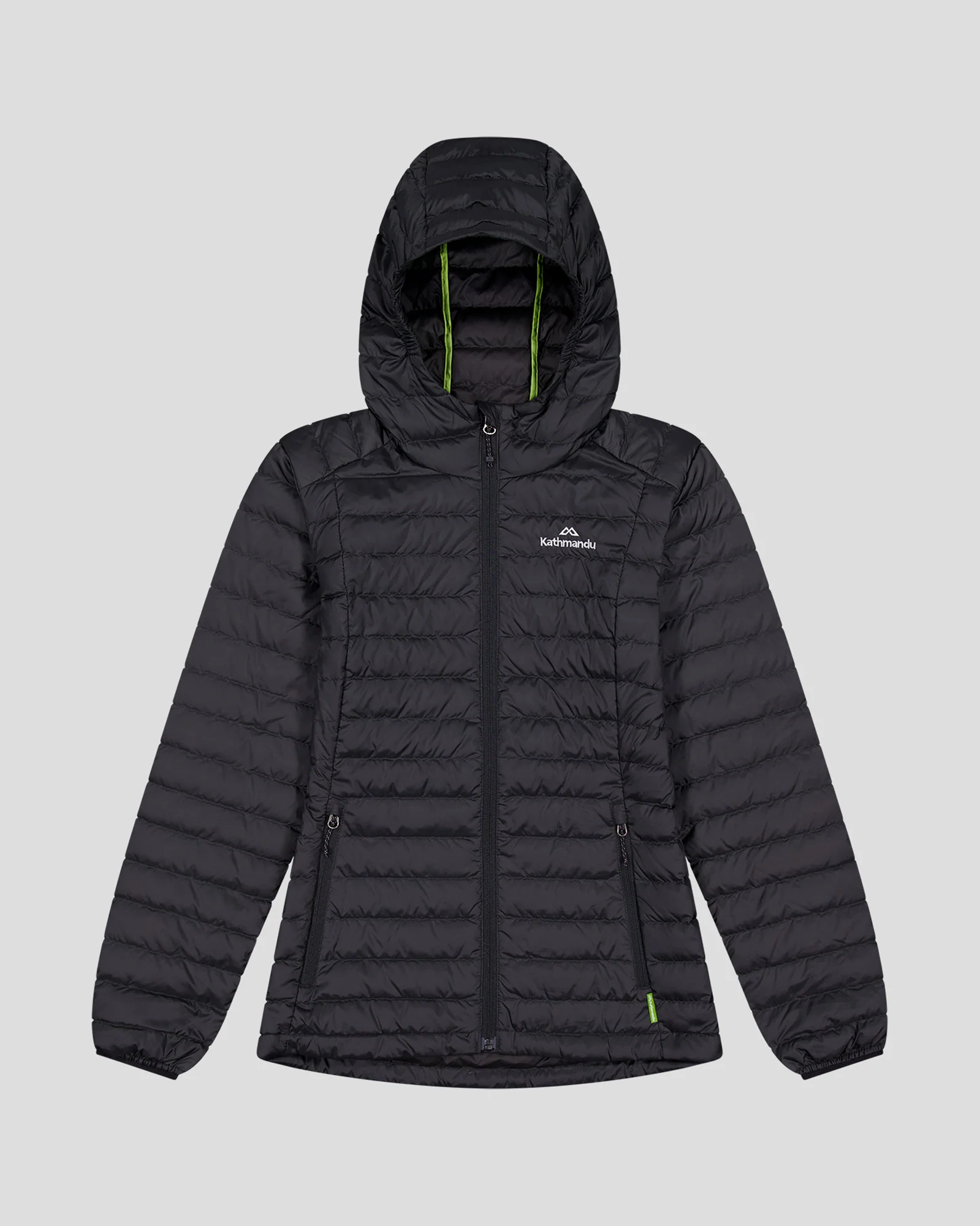 Women's Heli Hooded Down Jacket - Black - Image 7