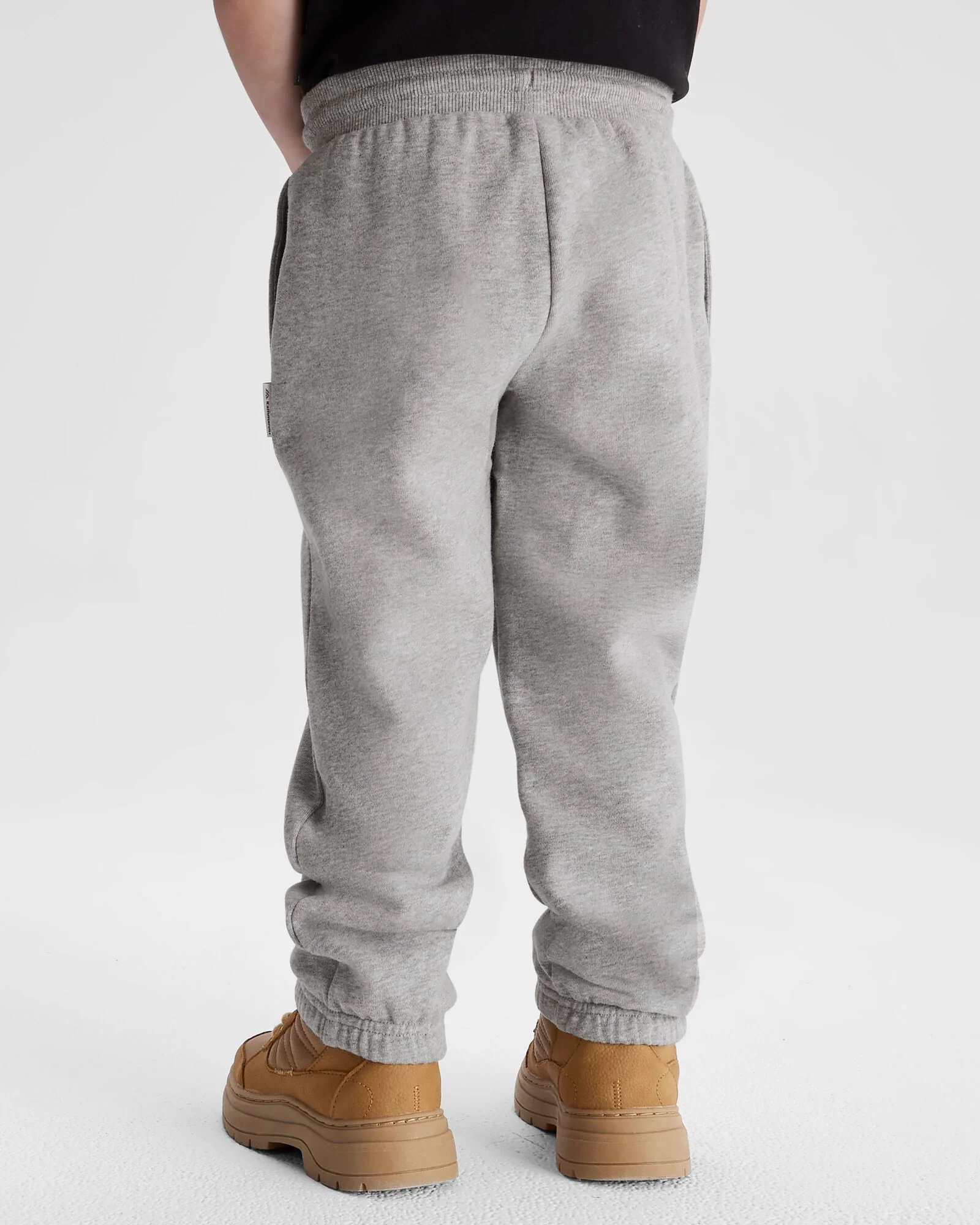 Kids' Heritage Logo LT BB Jogger - Light Grey Marle - Image 4