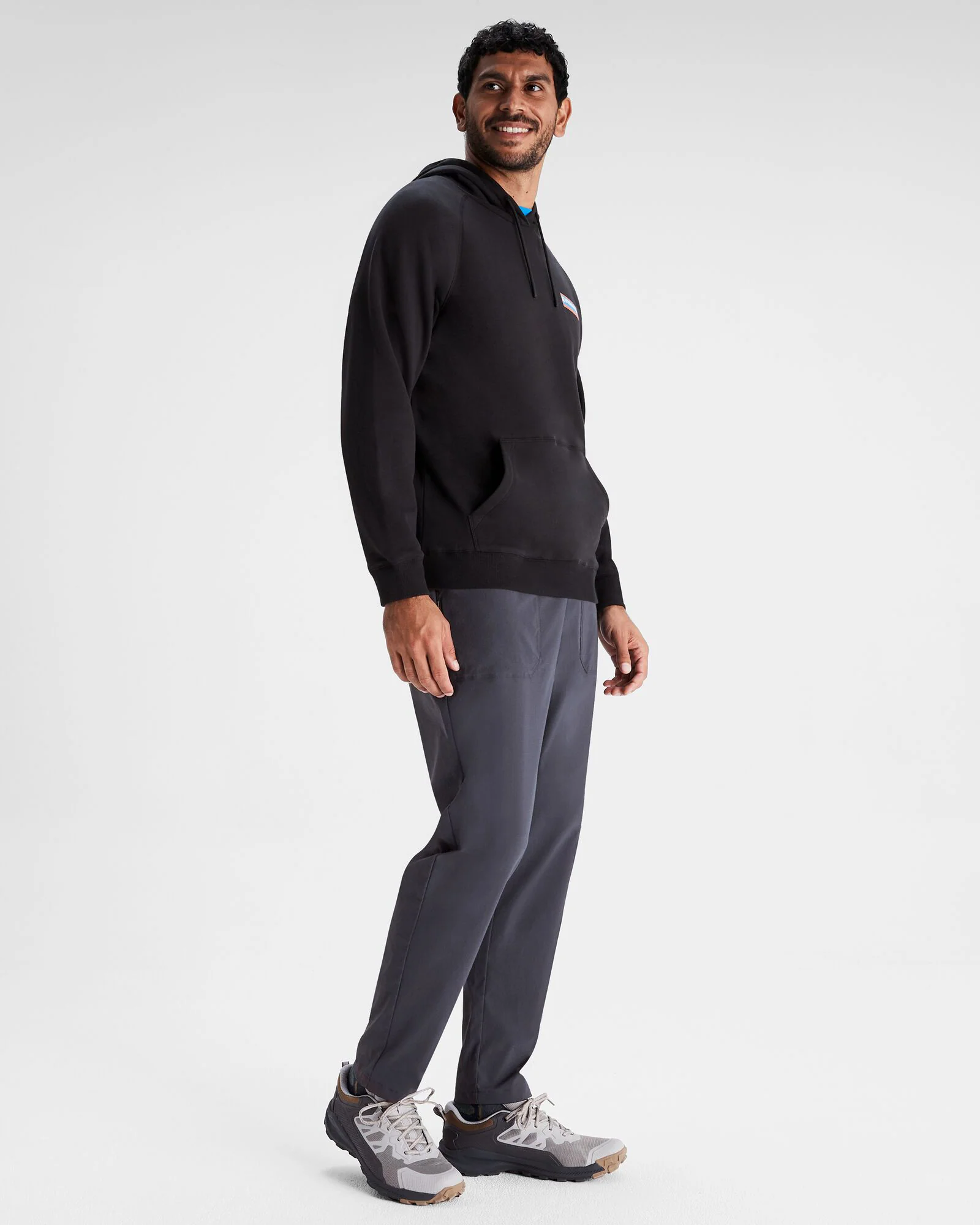 Men's Heritage Logo LT BB Hoodie  - Black Stingray - Image 2