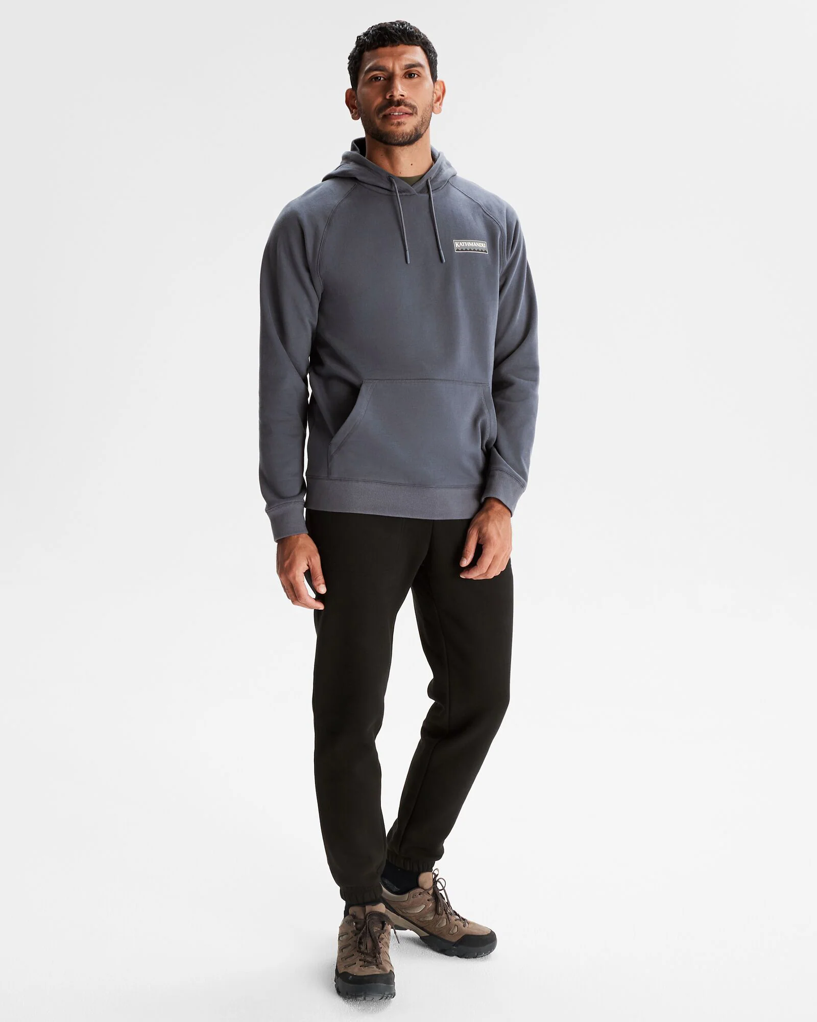 Men's Heritage Logo LT BB Hoodie  - Mid Navy - Image 2