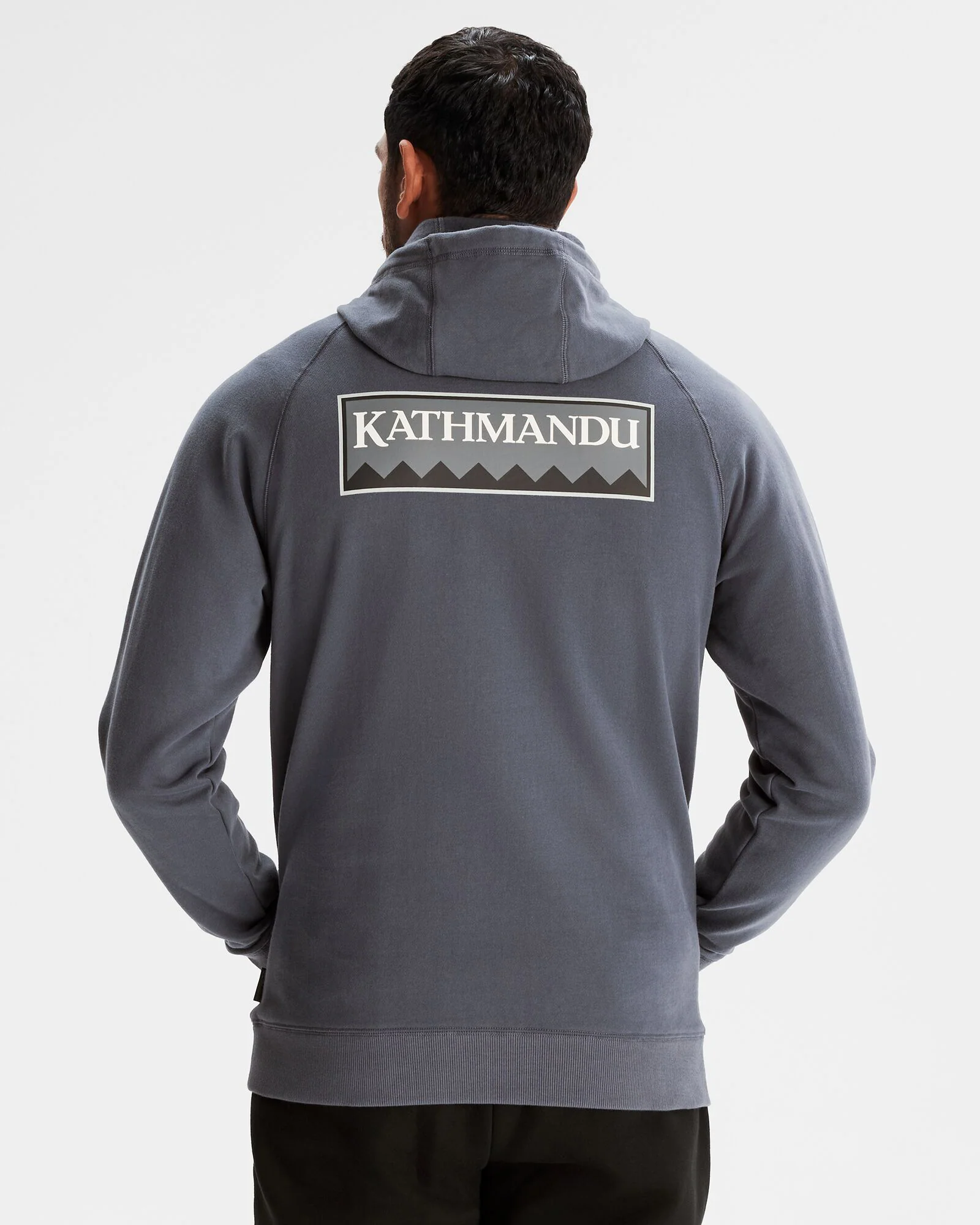 Men's Heritage Logo LT BB Hoodie  - Mid Navy - Image 3