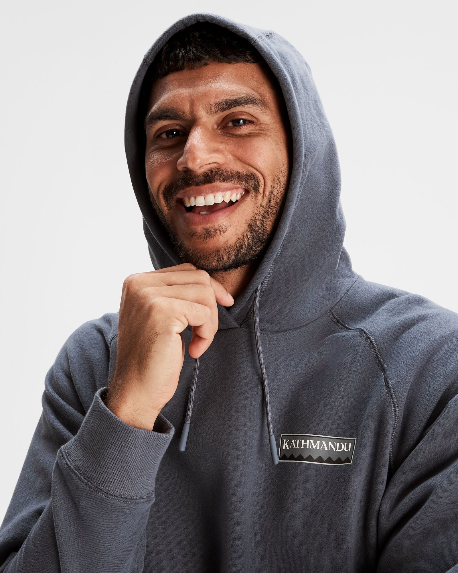 Men's Heritage Logo LT BB Hoodie  - Mid Navy - Image 4