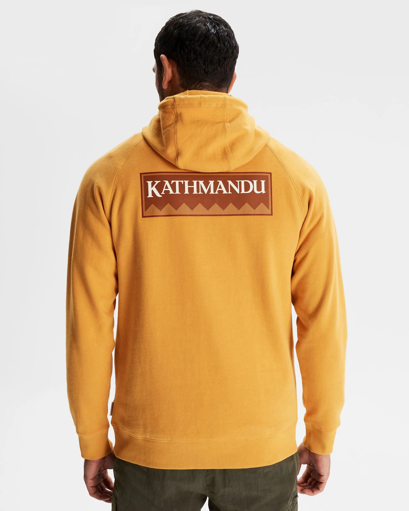 Men's Heritage Logo LT BB Hoodie  - Mustard Yellow - Image 3