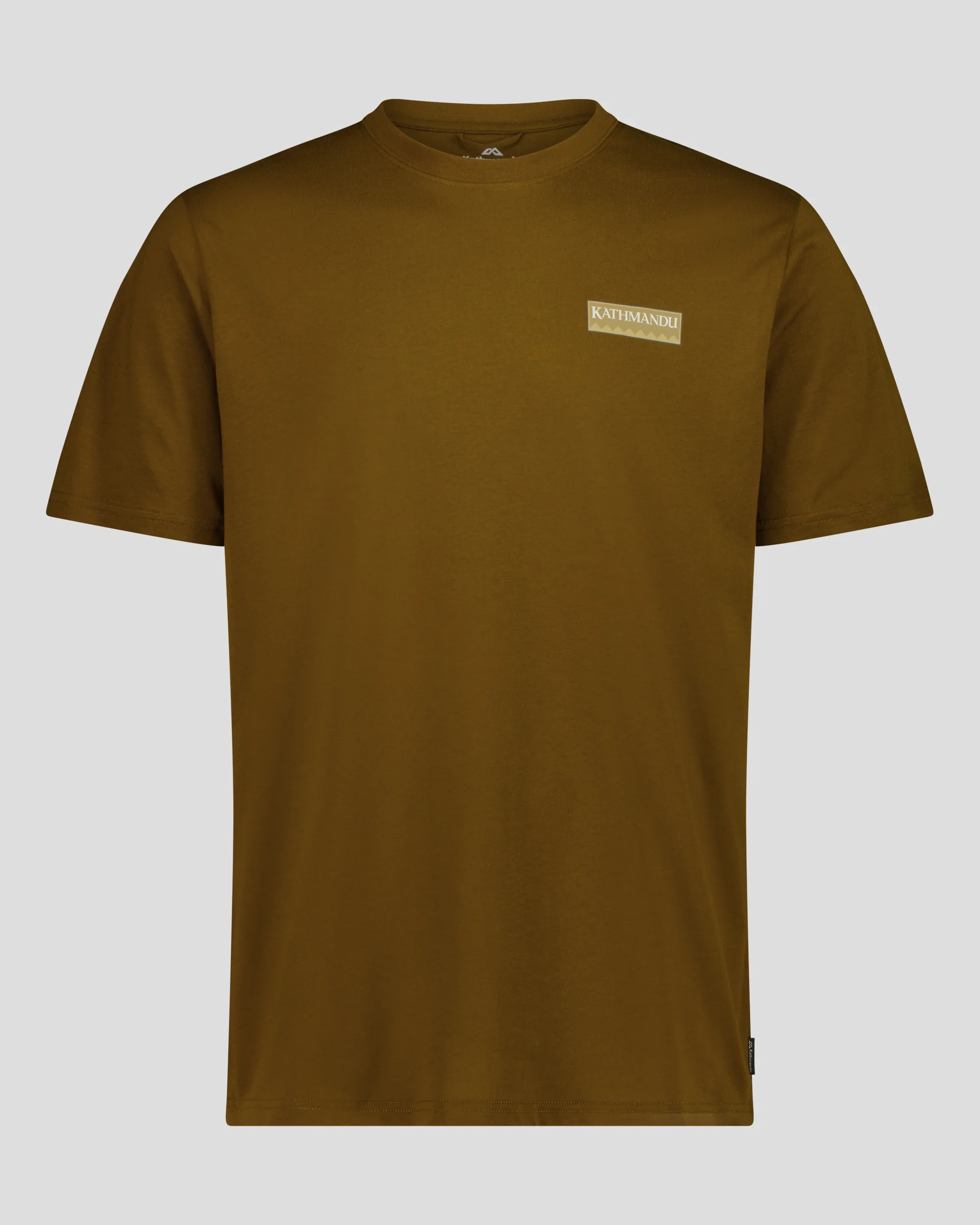 Men's Heritage Logo Organic Cotton Tee - Bark - Image 5