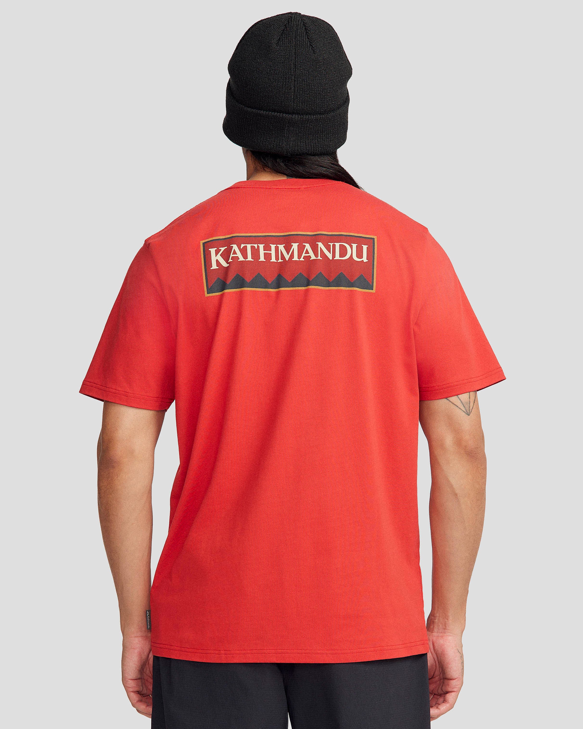 Men's Heritage Organic Cotton T-shirt - Classic Red - Image 3
