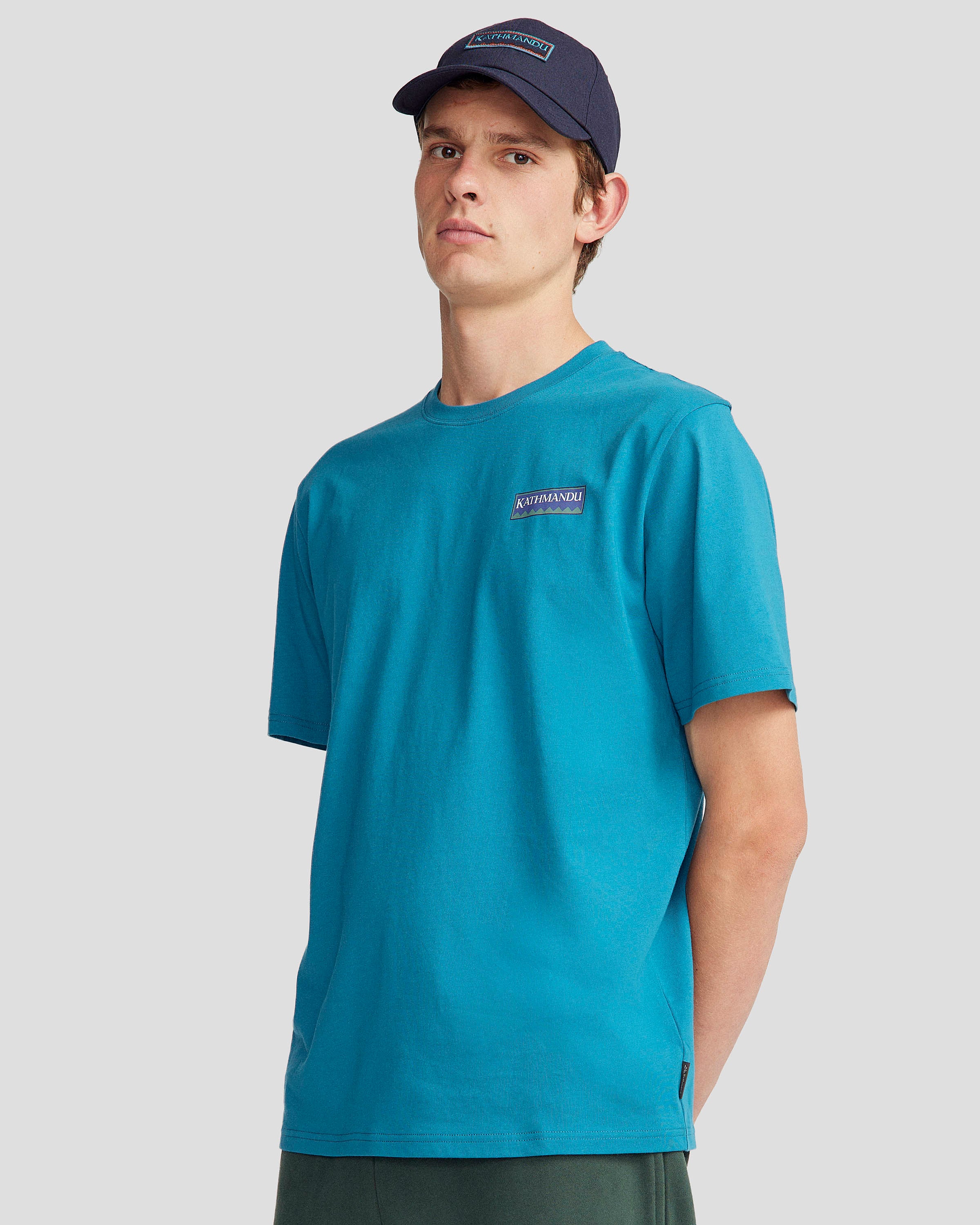 Men's Heritage Organic Cotton T-shirt - Dark Eddy - Image 4